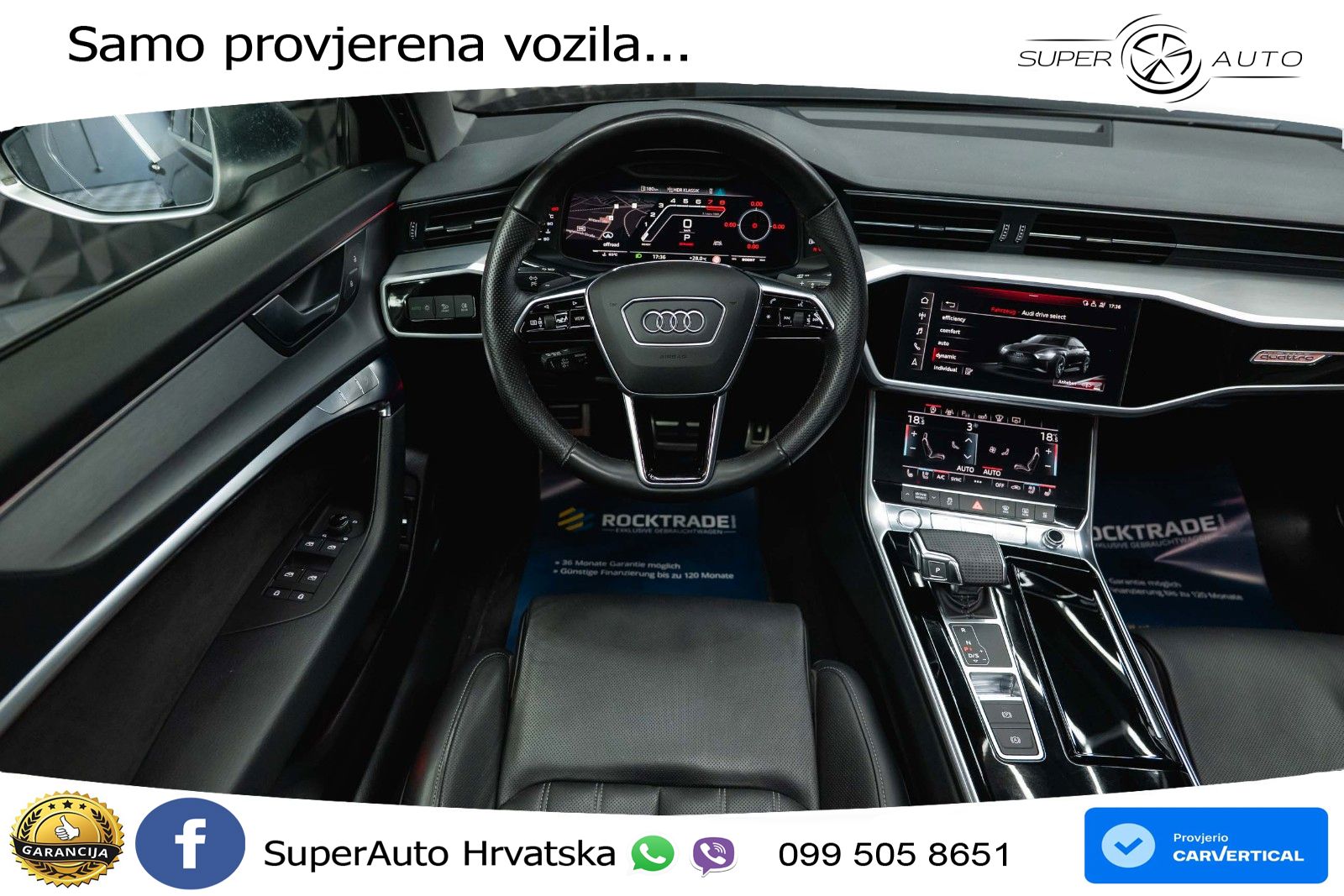Audi A6 55 TFSI V6 (340 KS) quattro S tronic S line ACC+HEAD+GR SJED+360+PANO