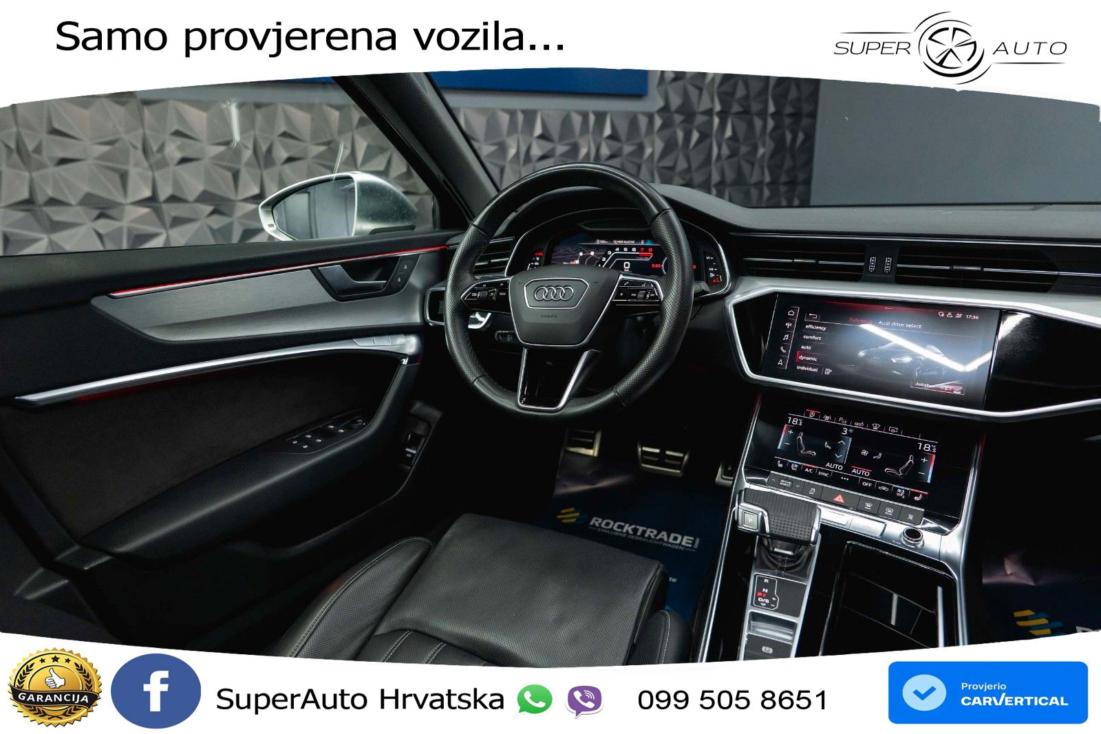 Audi A6 55 TFSI V6 (340 KS) quattro S tronic S line ACC+HEAD+GR SJED+360+PANO