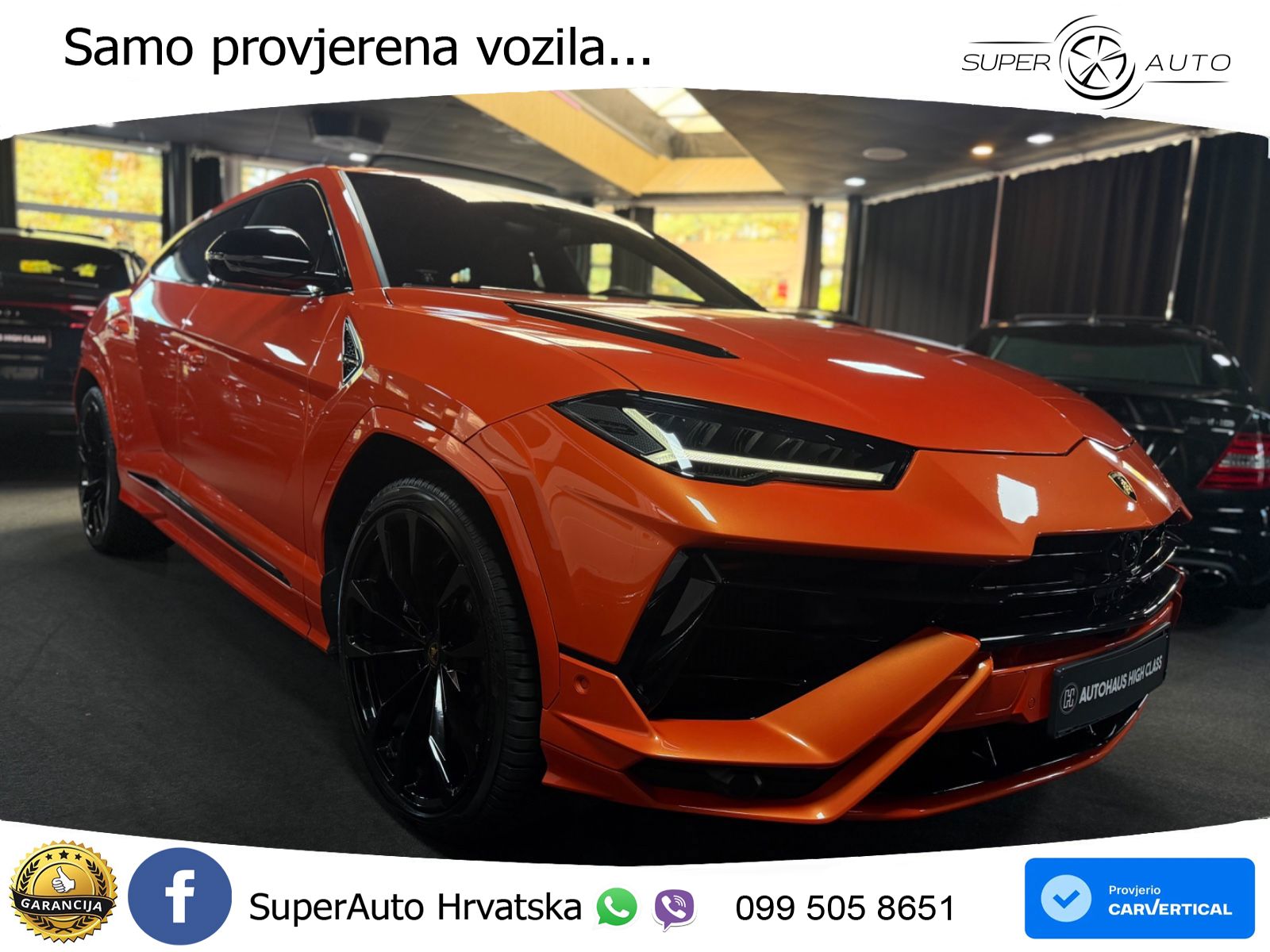 Lamborghini Urus S 4.0 V8 (666 KS) 4WD Automatic LED+GR SJED+ACC