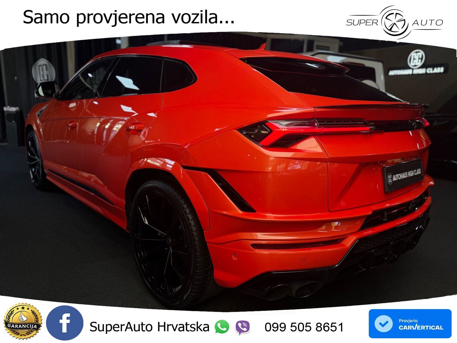 Lamborghini Urus S 4.0 V8 (666 KS) 4WD Automatic LED+GR SJED+ACC
