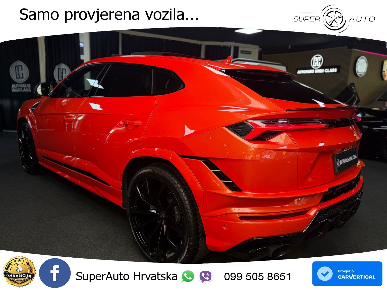 Lamborghini Urus S 4.0 V8 (666 KS) 4WD Automatic LED+GR SJED+ACC