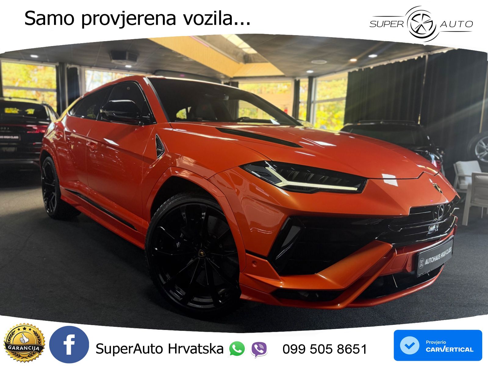 Lamborghini Urus S 4.0 V8 (666 KS) 4WD Automatic LED+GR SJED+ACC