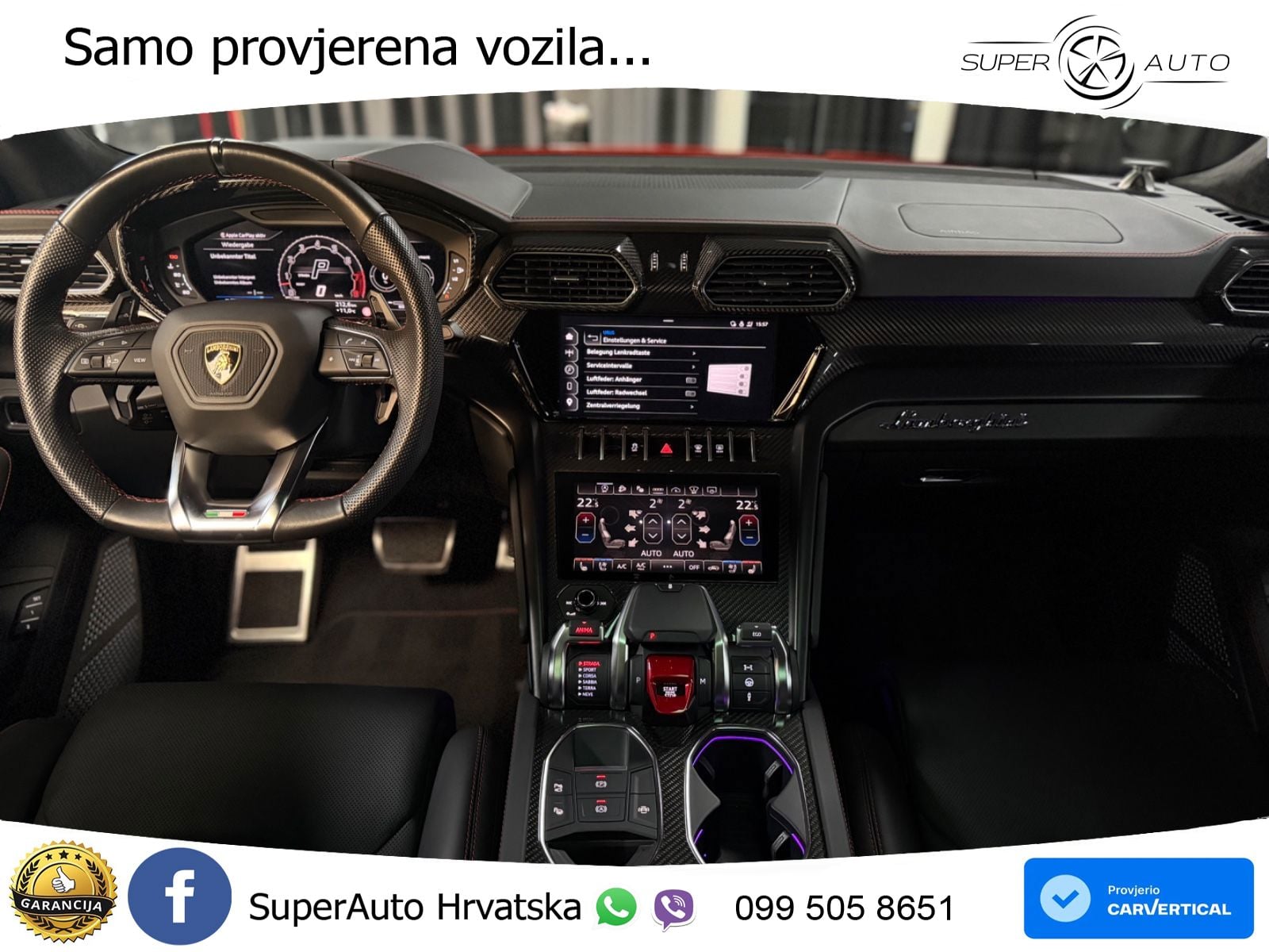 Lamborghini Urus S 4.0 V8 (666 KS) 4WD Automatic LED+GR SJED+ACC