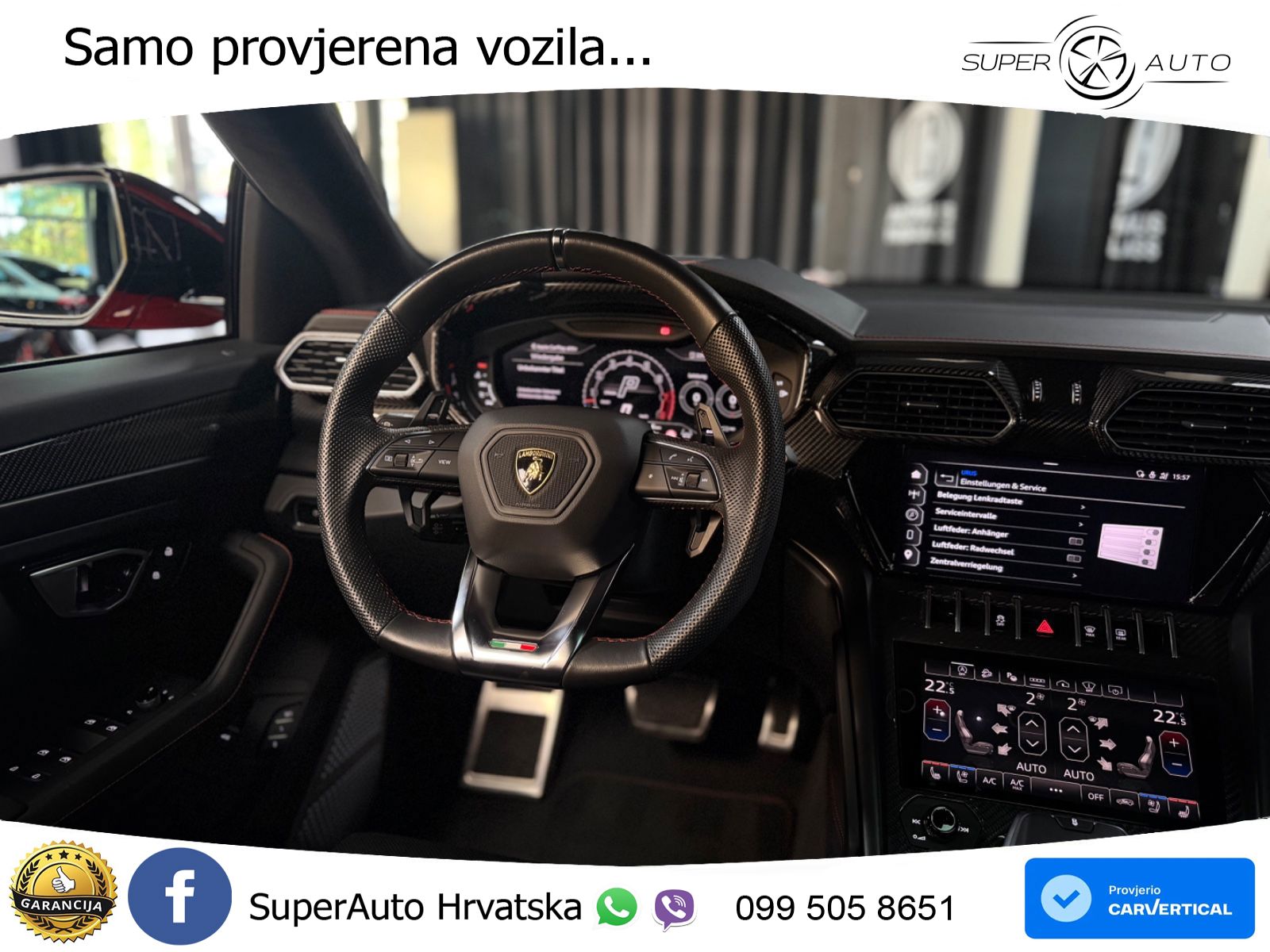 Lamborghini Urus S 4.0 V8 (666 KS) 4WD Automatic LED+GR SJED+ACC