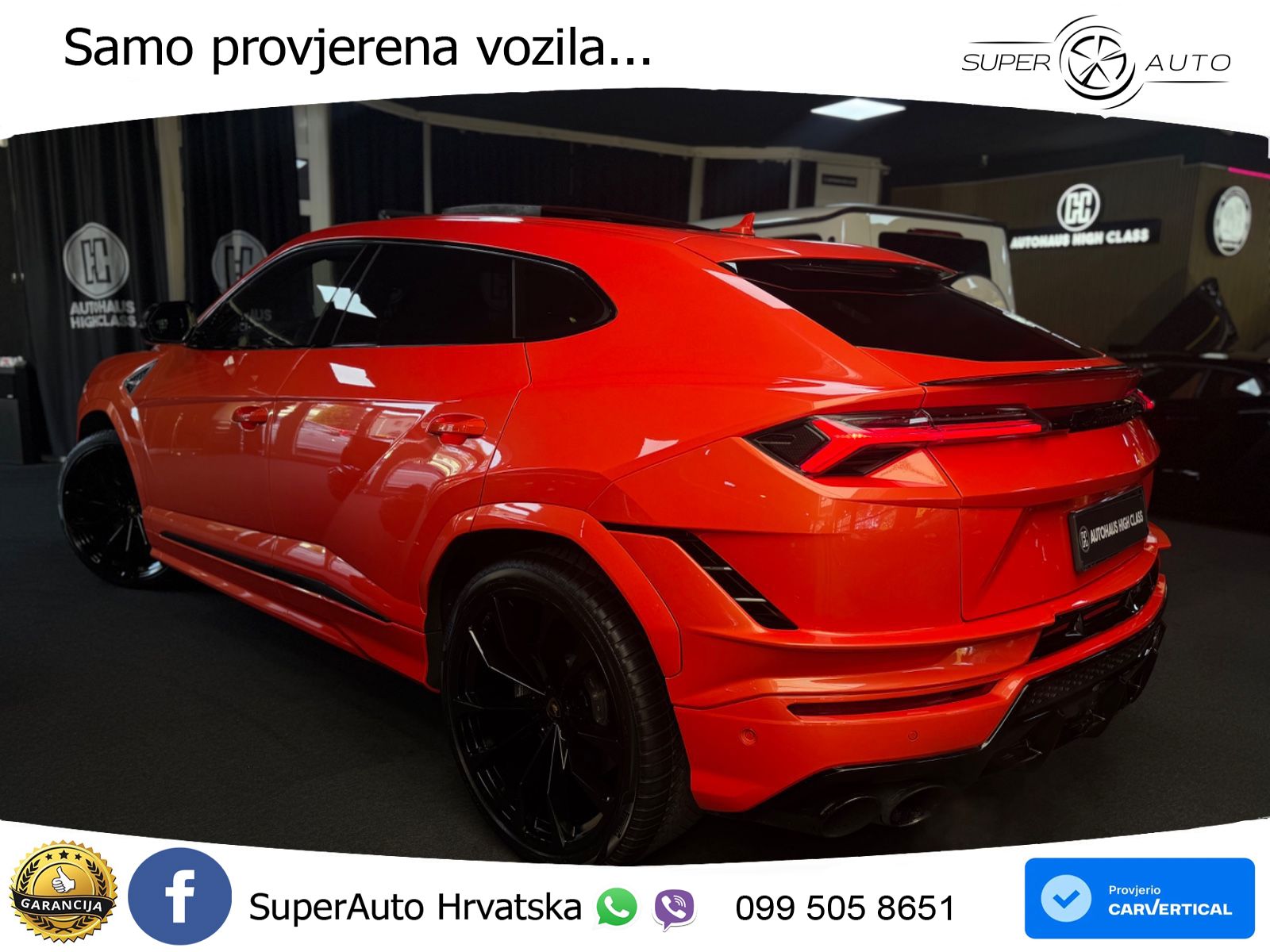 Lamborghini Urus S 4.0 V8 (666 KS) 4WD Automatic LED+GR SJED+ACC