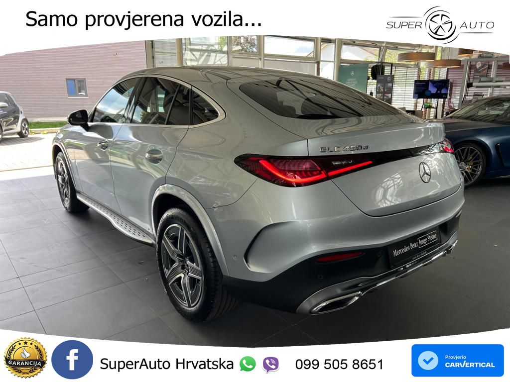 Mercedes GLC Coupe 450d (367 KS) 4MATIC 9G-TRONIC AMG ACC+HEAD+4xGR SJED+360+PANO