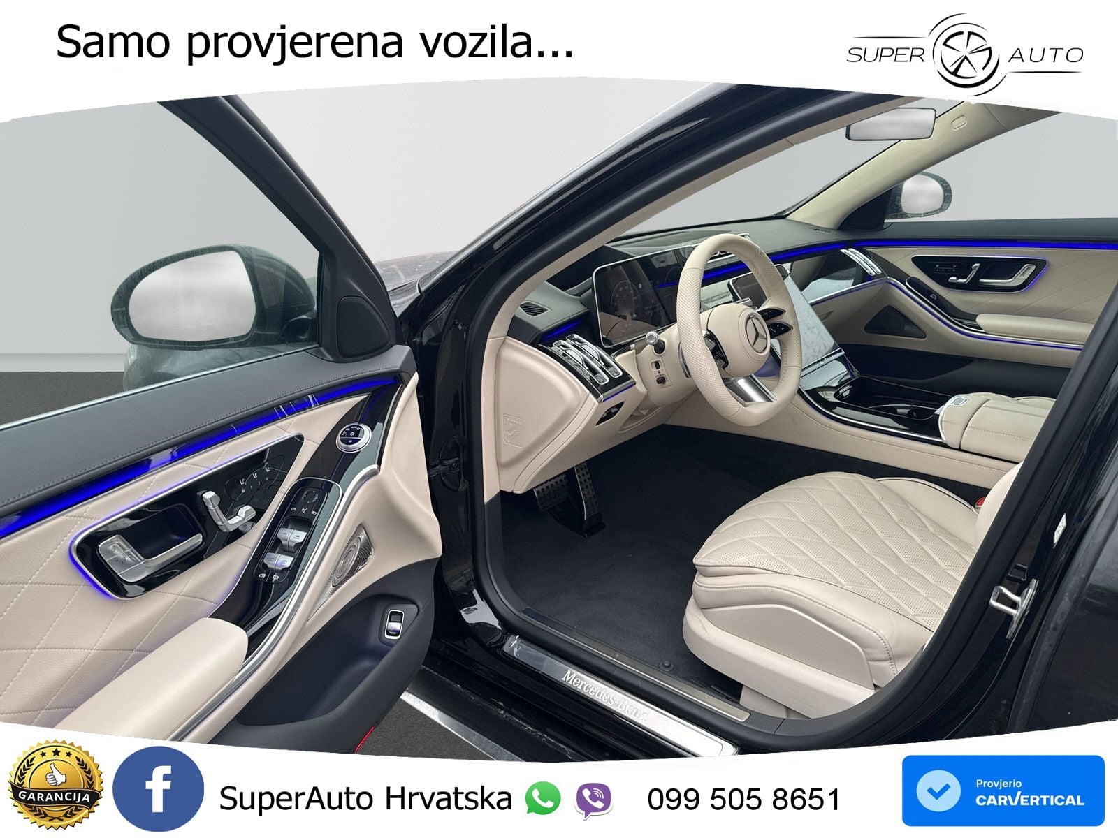 Mercedes S 450d (367 KS) EQ Boost 4MATIC 9G-TRONIC AMG LED+GR SJED+ACC