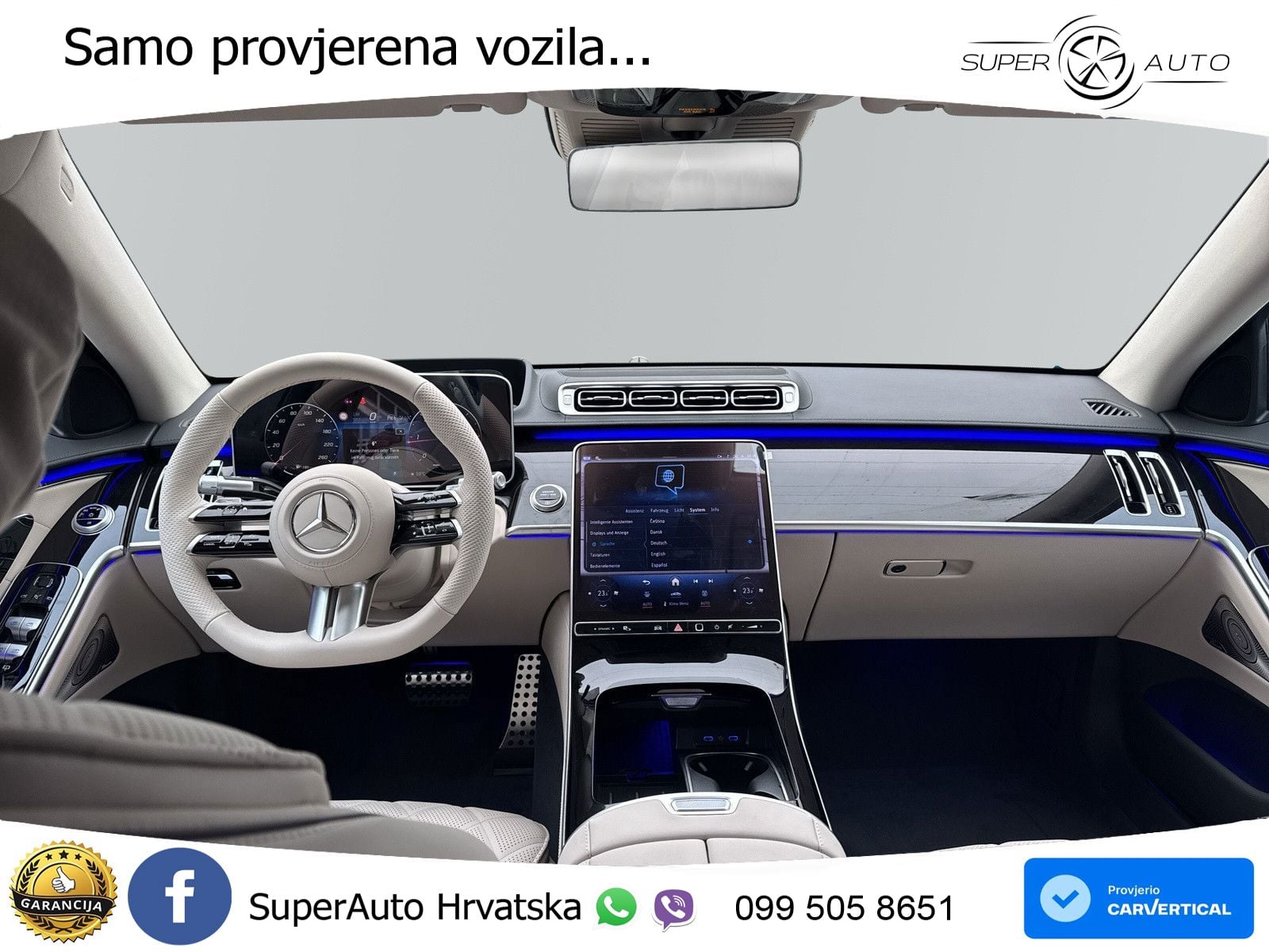 Mercedes S 450d (367 KS) EQ Boost 4MATIC 9G-TRONIC AMG LED+GR SJED+ACC