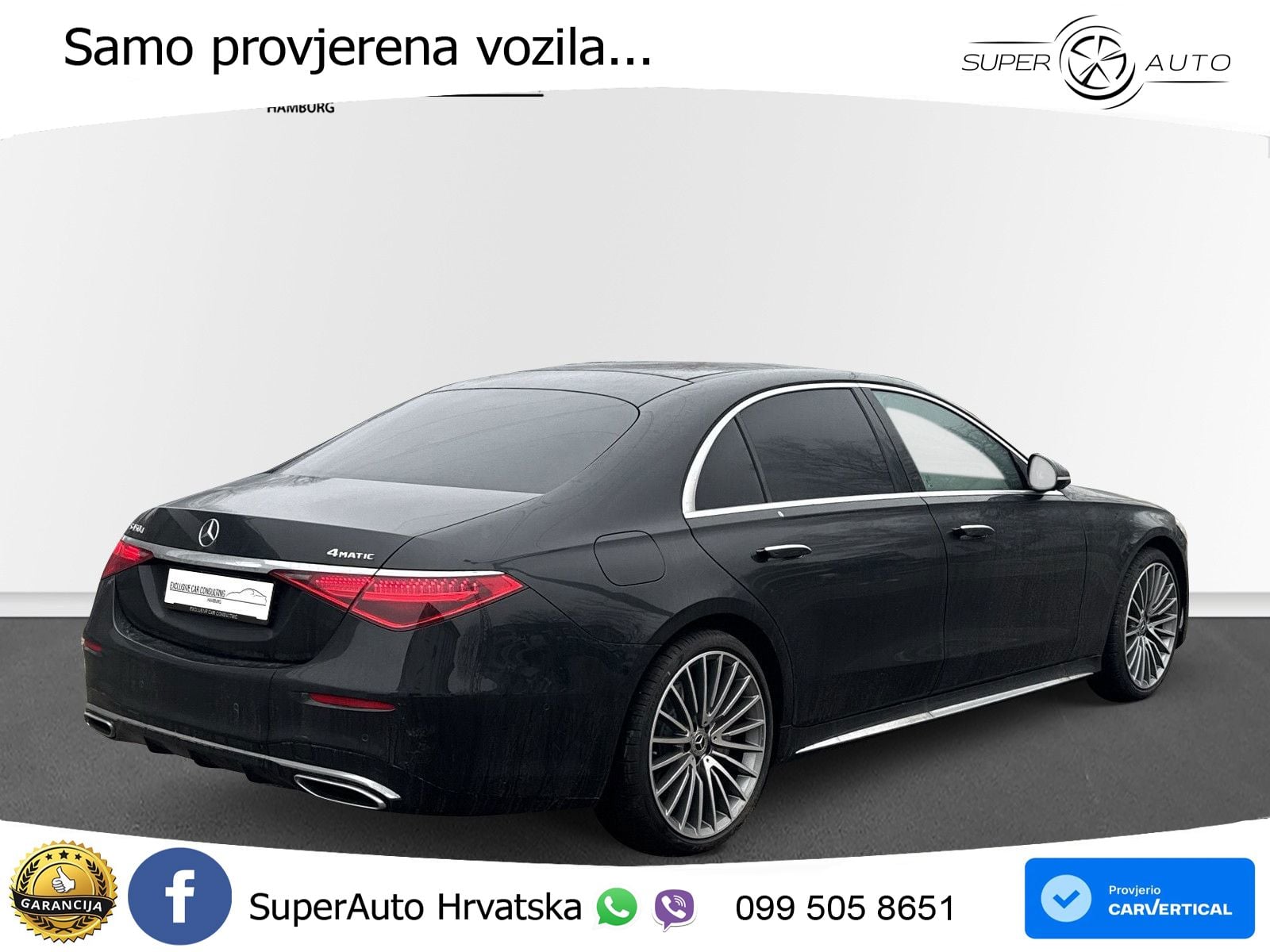 Mercedes S 450d (367 KS) EQ Boost 4MATIC 9G-TRONIC AMG LED+GR SJED+ACC