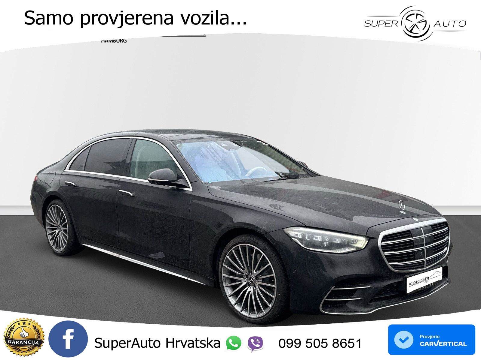 Mercedes S 450d (367 KS) EQ Boost 4MATIC 9G-TRONIC AMG LED+GR SJED+ACC