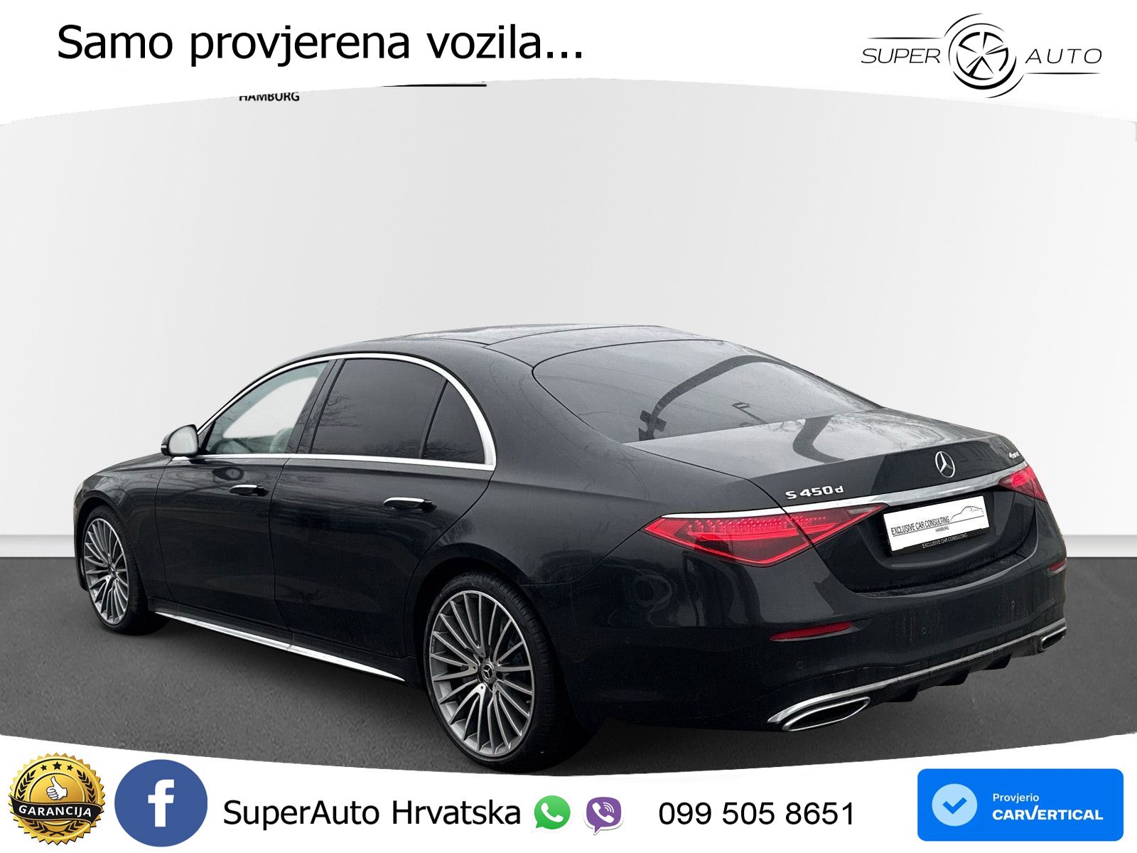 Mercedes S 450d (367 KS) EQ Boost 4MATIC 9G-TRONIC AMG LED+GR SJED+ACC