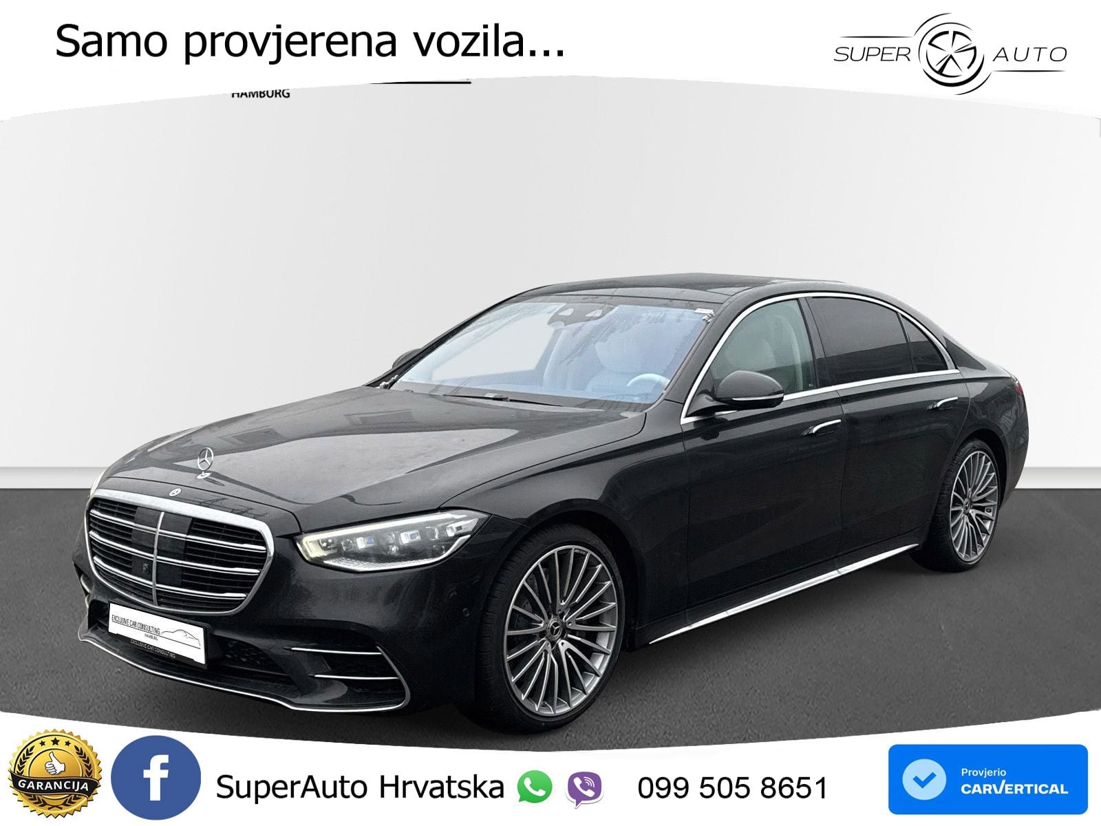 Mercedes S 450d (367 KS) EQ Boost 4MATIC 9G-TRONIC AMG LED+GR SJED+ACC