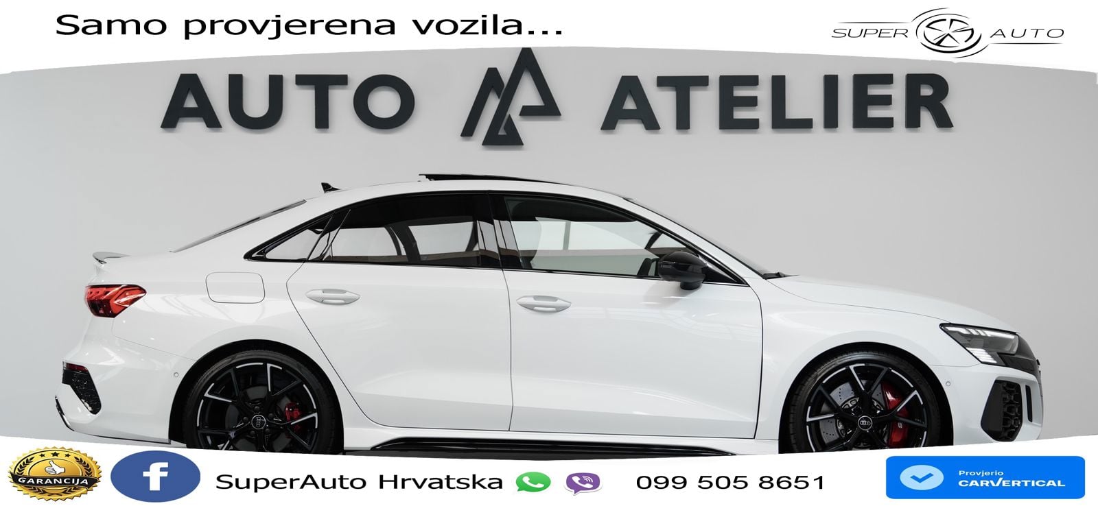 Audi RS3 Sedan 2.5 TFSI (400 KS) quattro S tronic LED+GR SJED+ACC