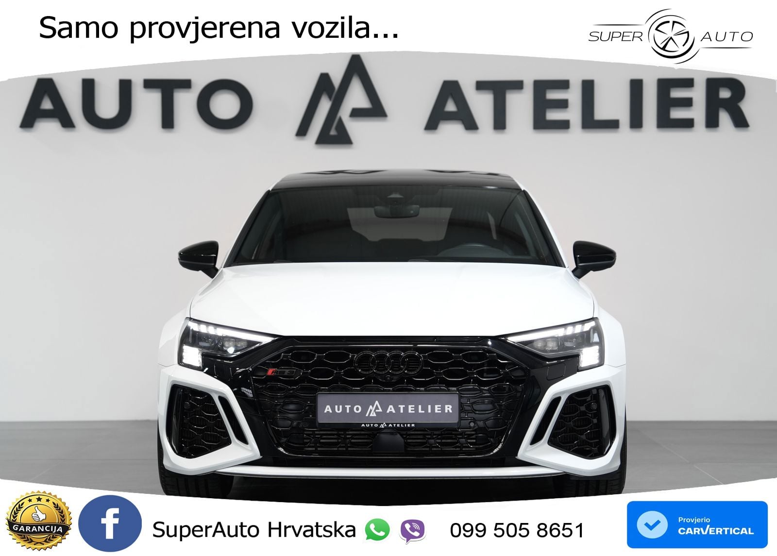 Audi RS3 Sedan 2.5 TFSI (400 KS) quattro S tronic LED+GR SJED+ACC