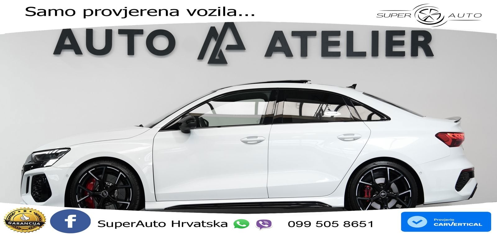 Audi RS3 Sedan 2.5 TFSI (400 KS) quattro S tronic LED+GR SJED+ACC