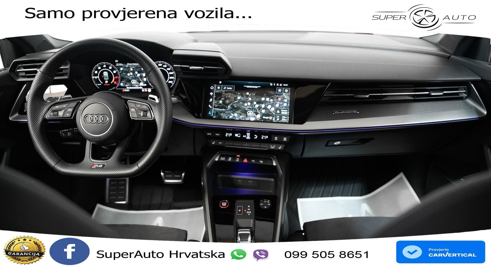Audi RS3 Sedan 2.5 TFSI (400 KS) quattro S tronic LED+GR SJED+ACC
