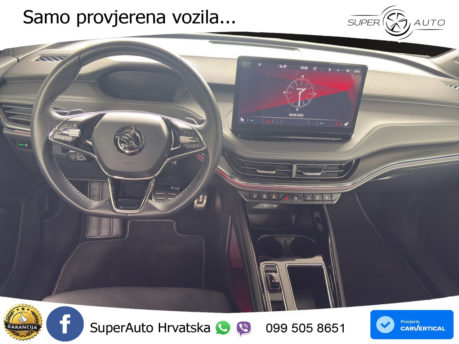 Škoda Enyaq iV 80x 82 kWh (265 KS) AWD SportLine LED+GR SJED+ACC