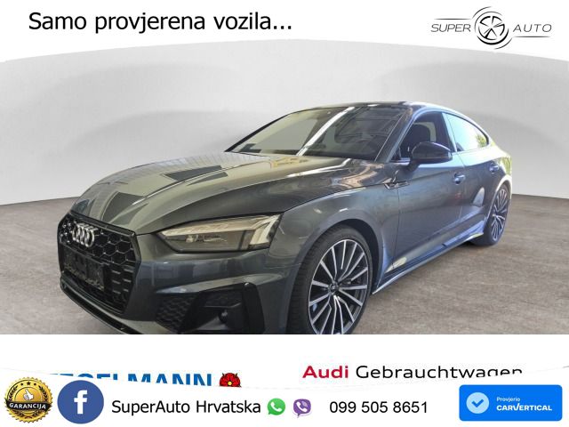 Audi A5 Sportback 45 TFSI (265 KS) quattro S tronic S line MATRIX+GR SJED+KAM
