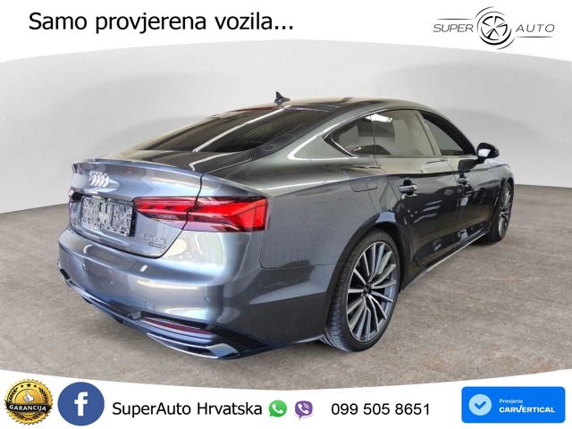 Audi A5 Sportback 45 TFSI (265 KS) quattro S tronic S line MATRIX+GR SJED+KAM