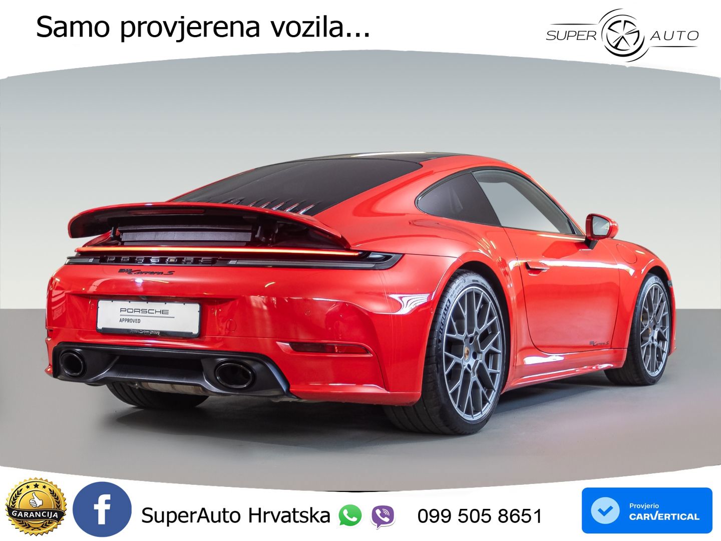 Porsche 911 Carrera GTS 3.0 (480 KS) PDK MATRIX+GR SJED+KAM