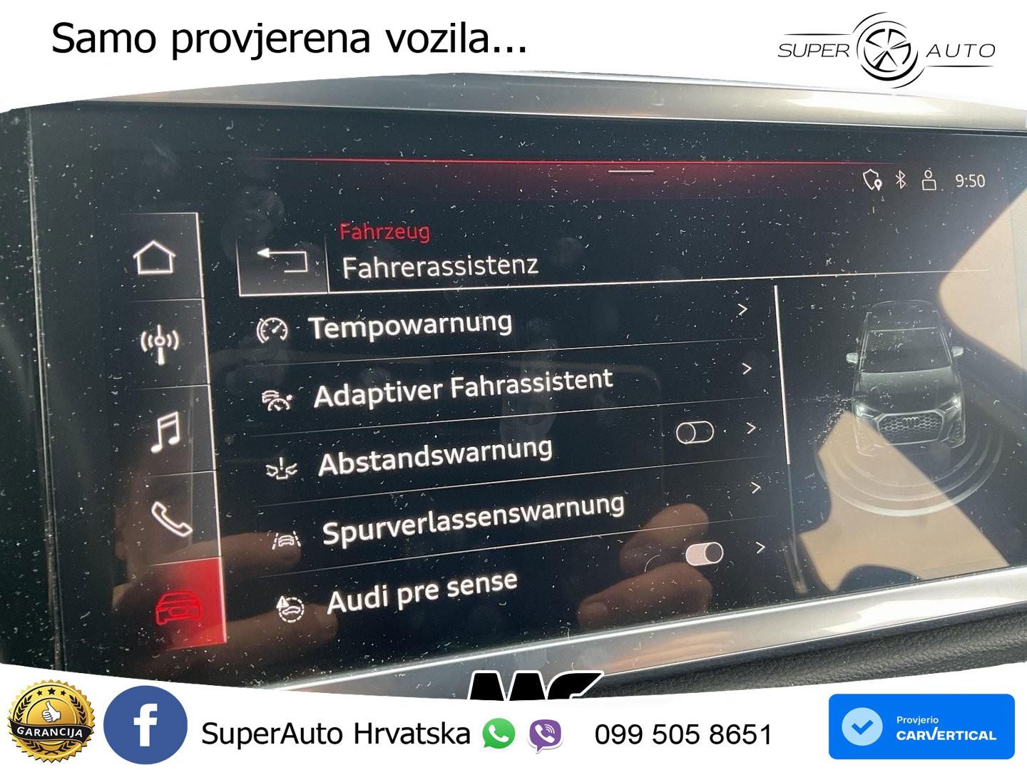 Audi Q3 Sportback 40 TFSI (190 KS) quattro S tronic LED+GR SJED+ACC