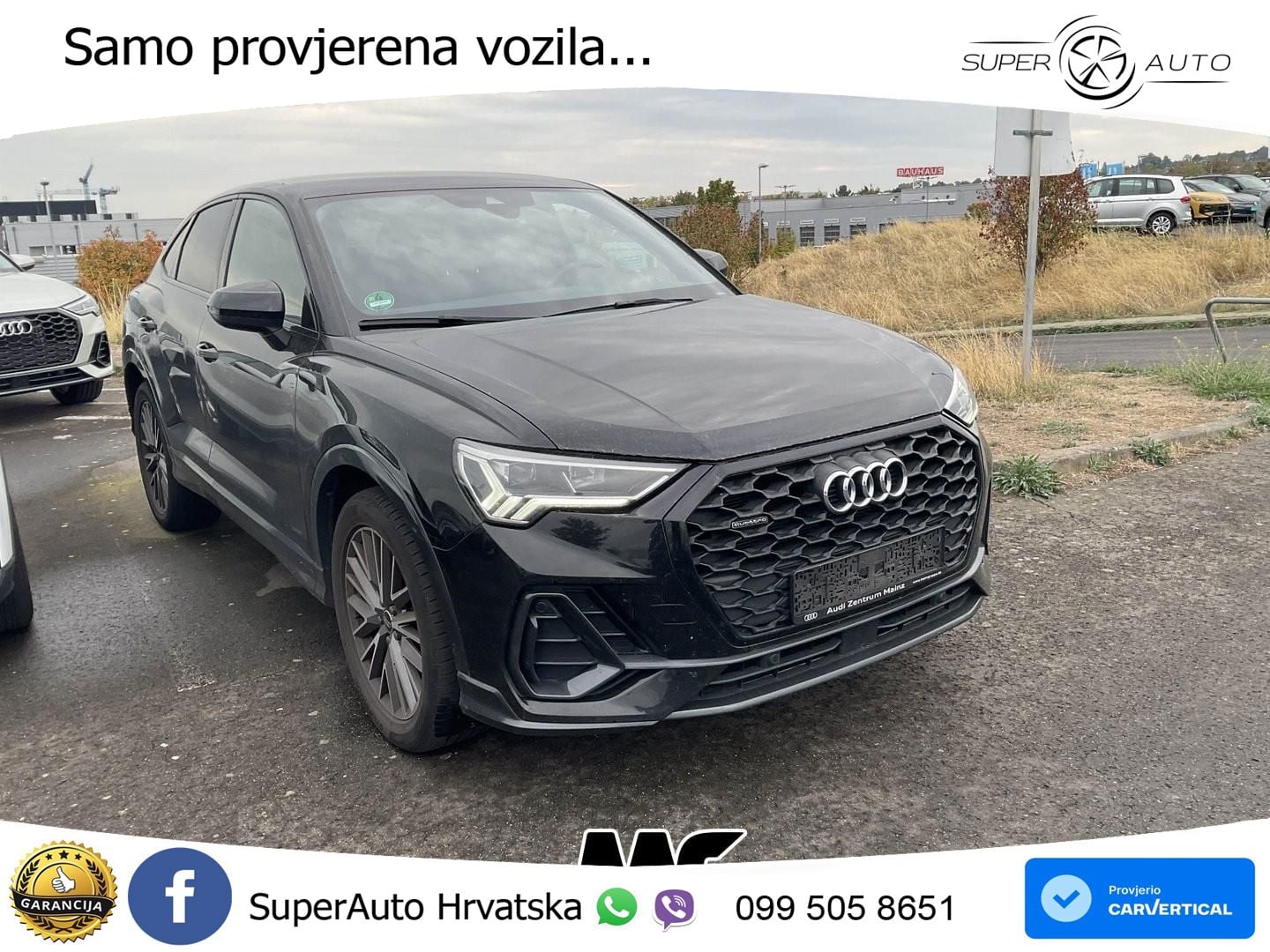 Audi Q3 Sportback 40 TFSI (190 KS) quattro S tronic LED+GR SJED+ACC