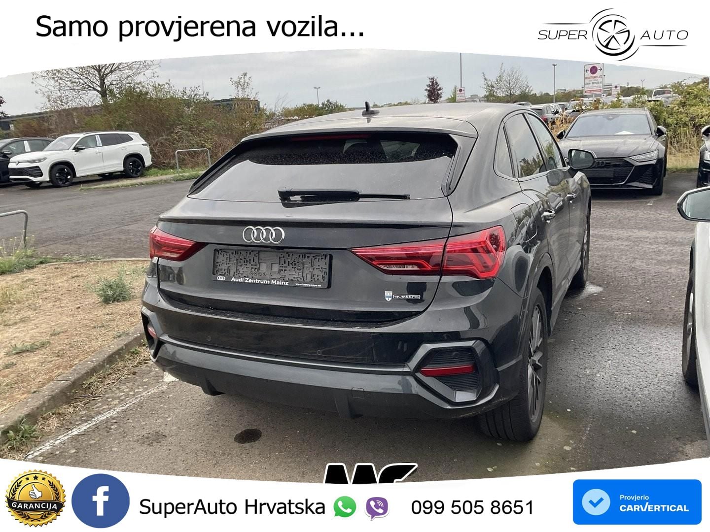 Audi Q3 Sportback 40 TFSI (190 KS) quattro S tronic LED+GR SJED+ACC