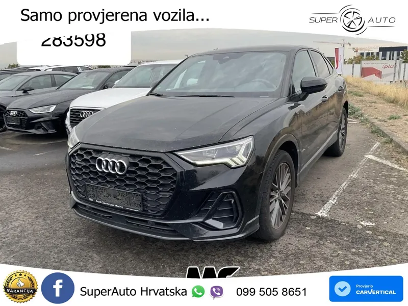 Audi Q3 Sportback 40 TFSI (190 KS) quattro S tronic LED+GR SJED+ACC