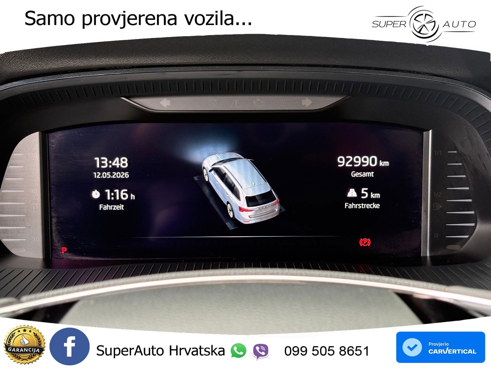Škoda Octavia Combi 2.0 TDI (150 KS) DSG LED+GR SJED+ACC