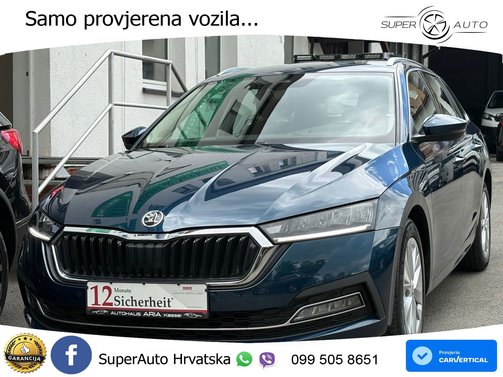 Škoda Octavia Combi 2.0 TDI (150 KS) DSG LED+GR SJED+ACC