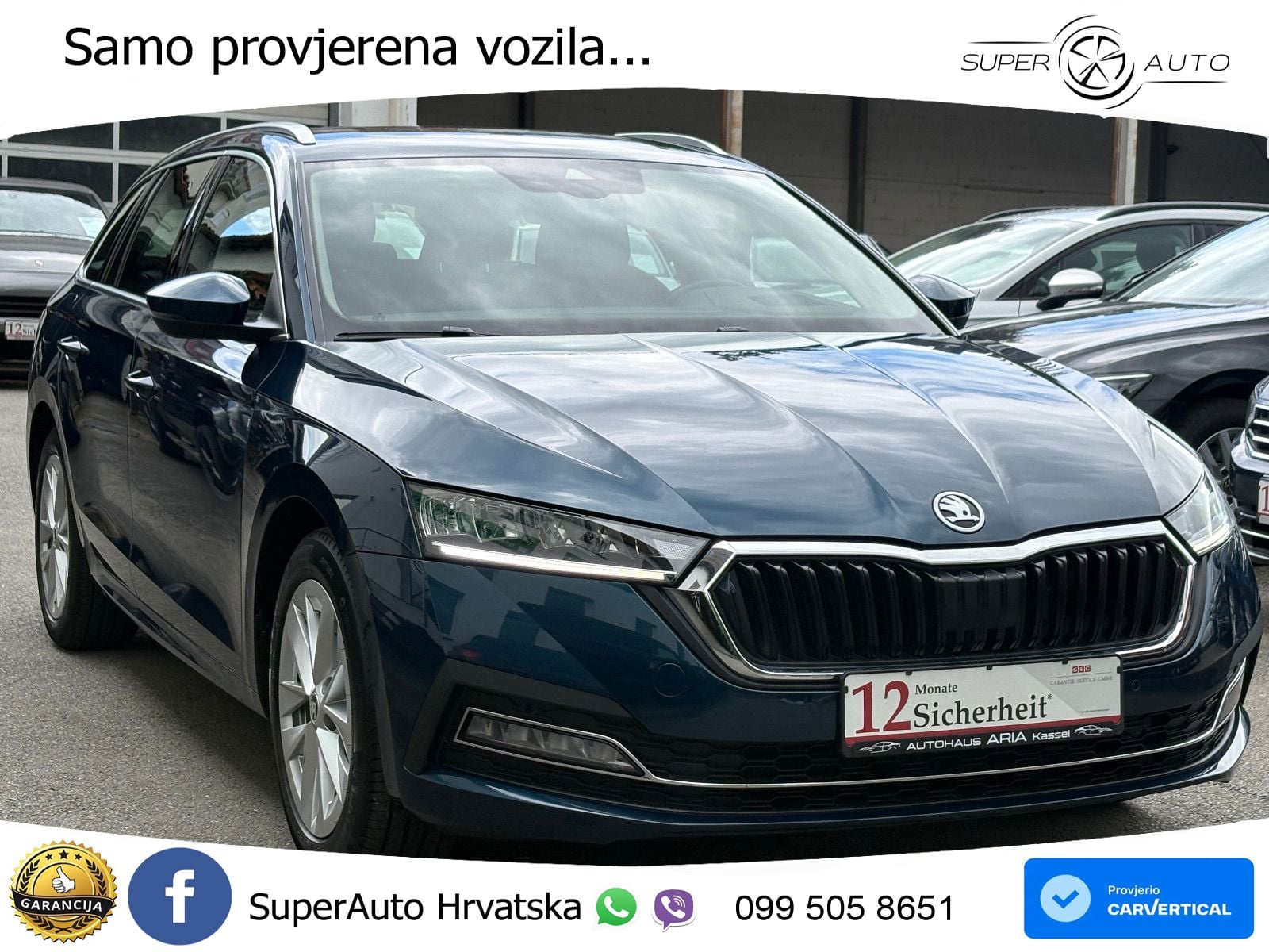 Škoda Octavia Combi 2.0 TDI (150 KS) DSG LED+GR SJED+ACC