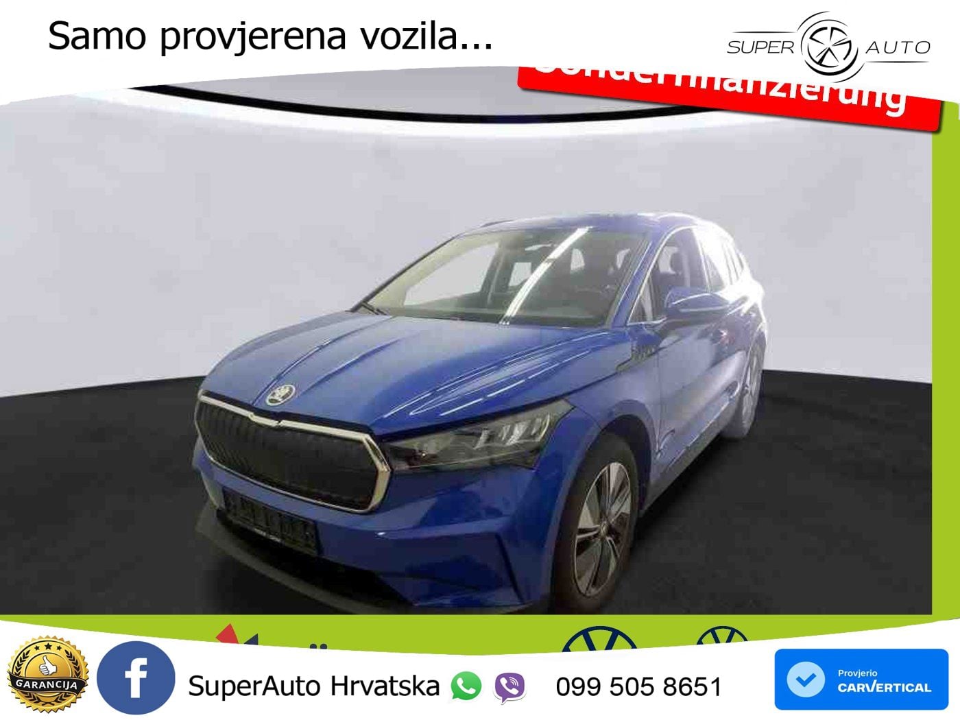 Škoda Enyaq 85 82 kWh (286 KS) LED+GR SJED+ACC