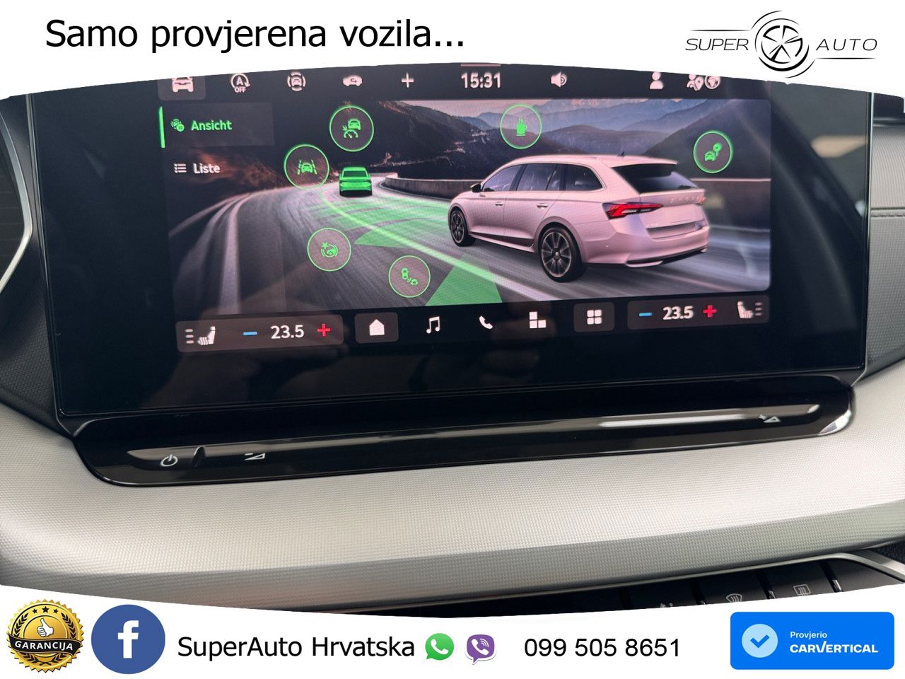 Škoda Octavia Combi 2.0 TDI (150 KS) DSG LED+GR SJED+ACC