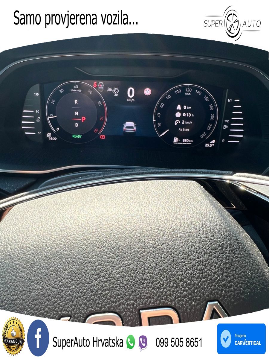 Škoda Octavia Combi 1.5 TSI (150 KS) DSG LED+GR SJED+ACC