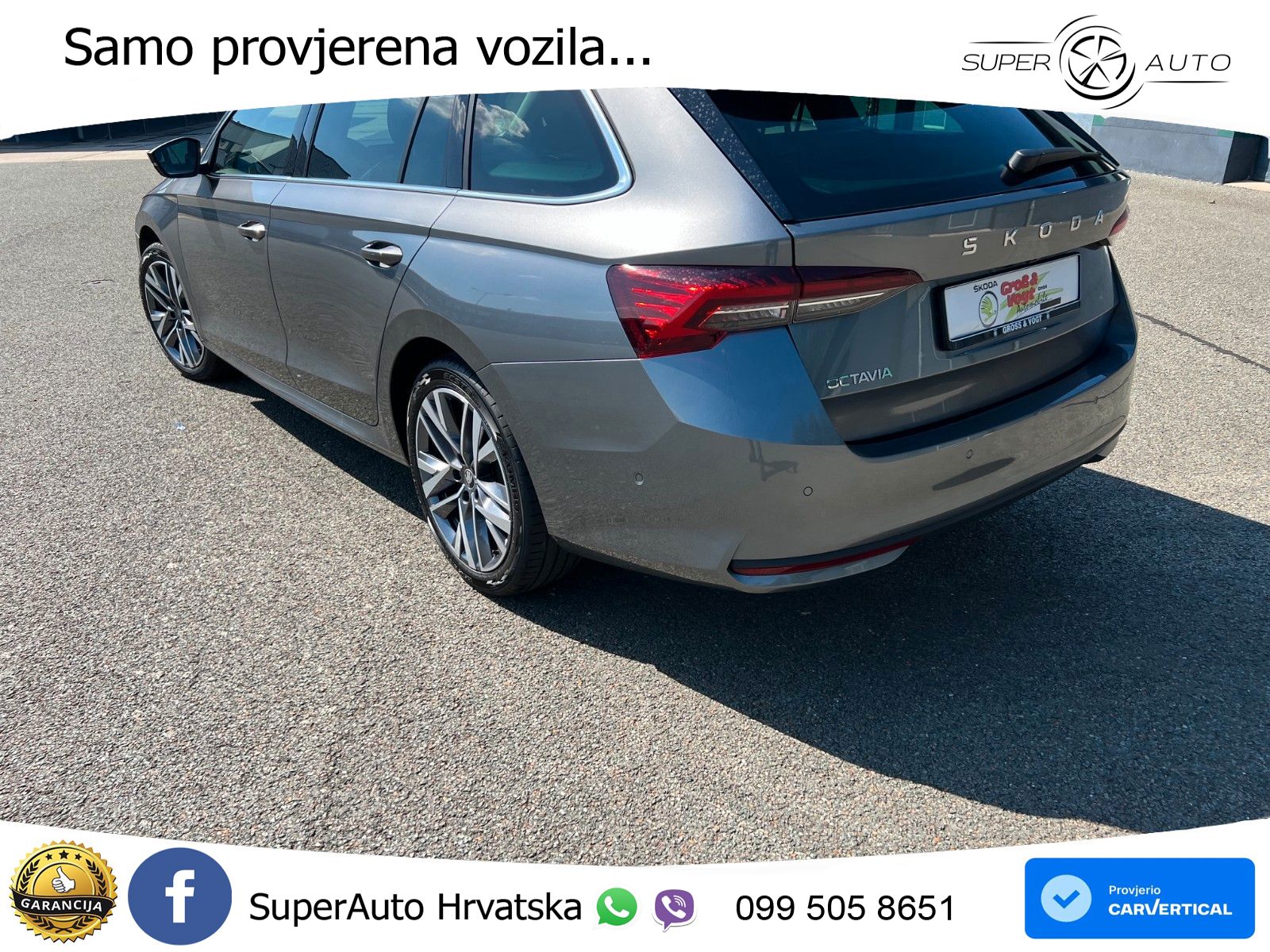 Škoda Octavia Combi 1.5 TSI (150 KS) DSG LED+GR SJED+ACC
