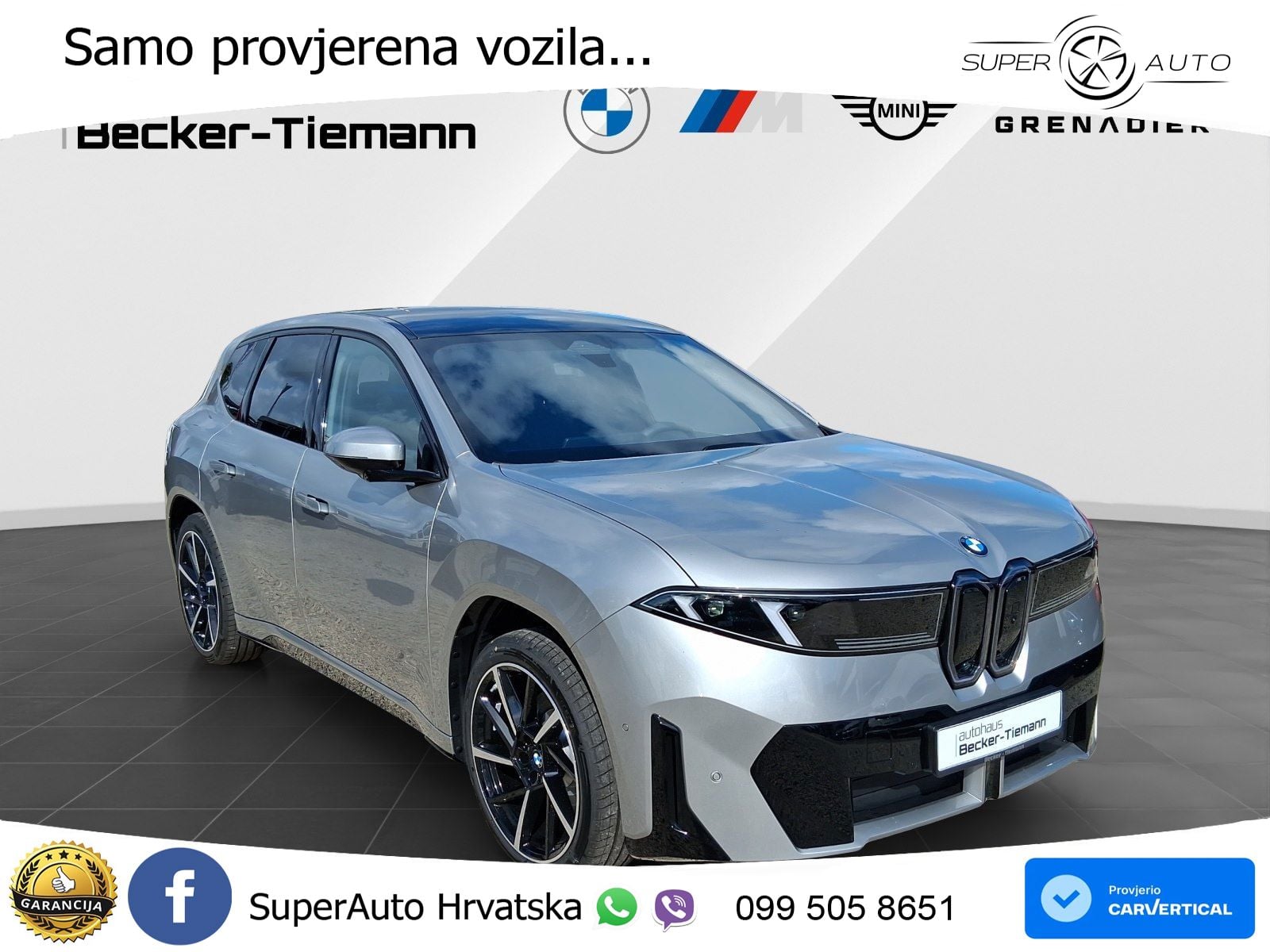 BMW iX3 40 82.6 kWh (320 KS) ACC+HEAD+GR SJED+360+PANO