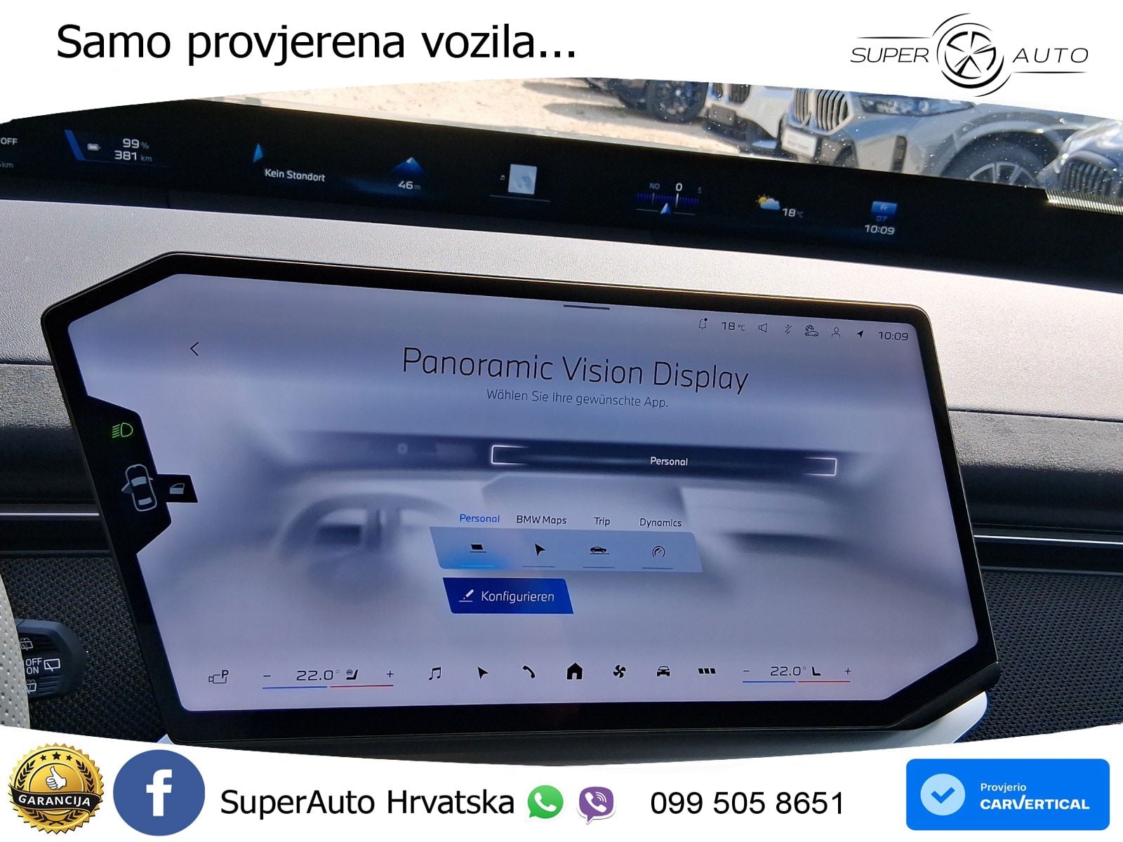 BMW iX3 40 82.6 kWh (320 KS) ACC+HEAD+GR SJED+360+PANO