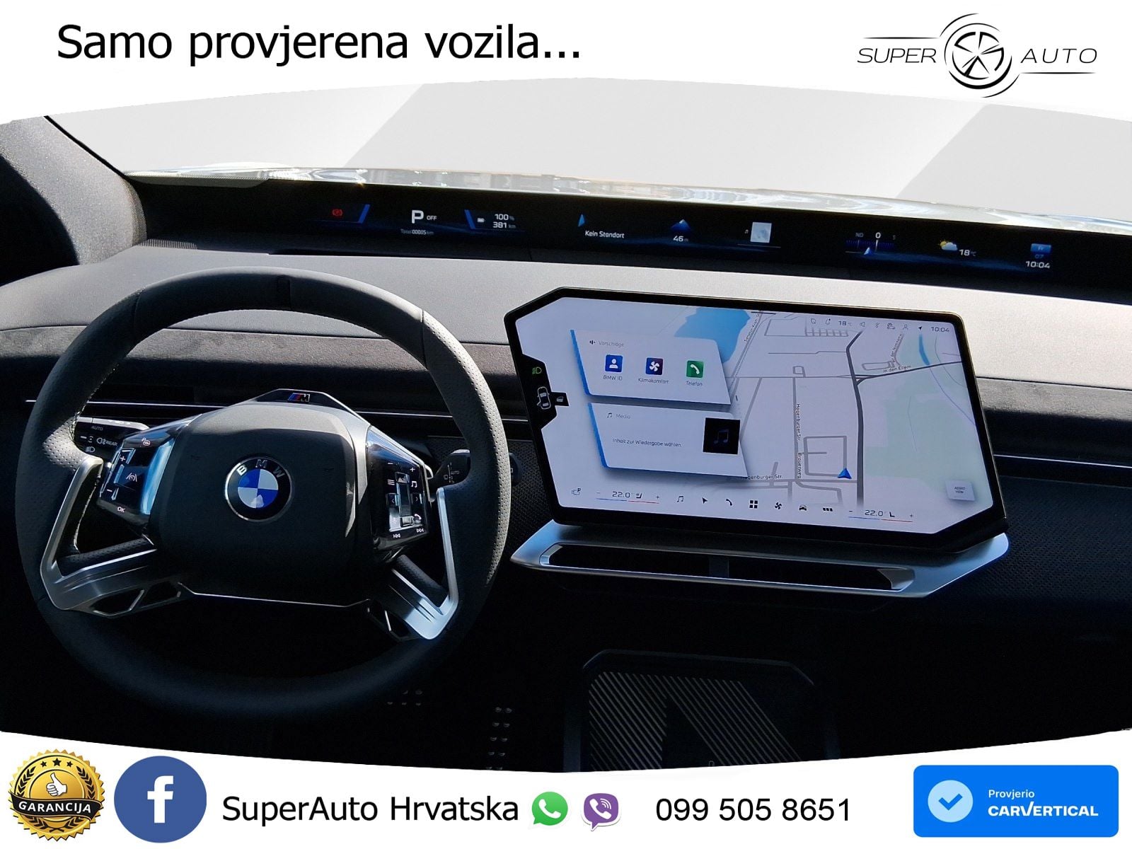 BMW iX3 40 82.6 kWh (320 KS) ACC+HEAD+GR SJED+360+PANO