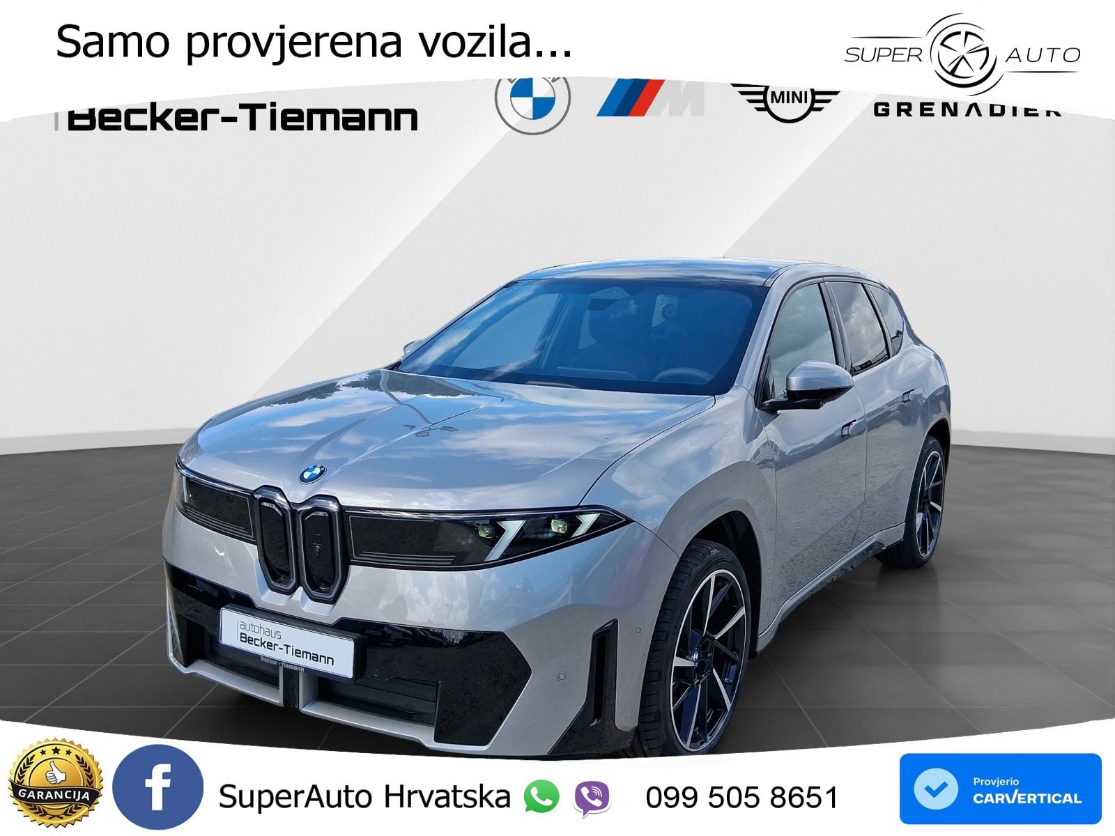 BMW iX3 40 82.6 kWh (320 KS) ACC+HEAD+GR SJED+360+PANO