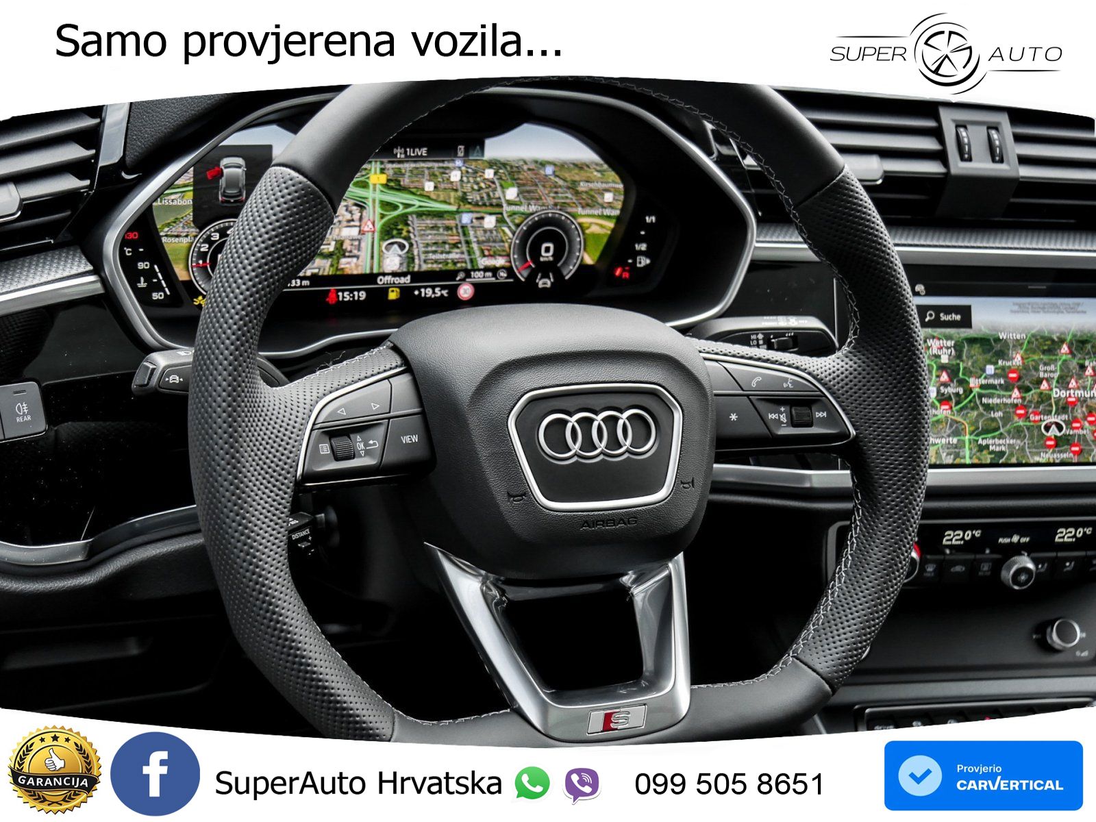 Audi Q3 35 TFSI (150 KS) S tronic S line LED+GR SJED+ACC