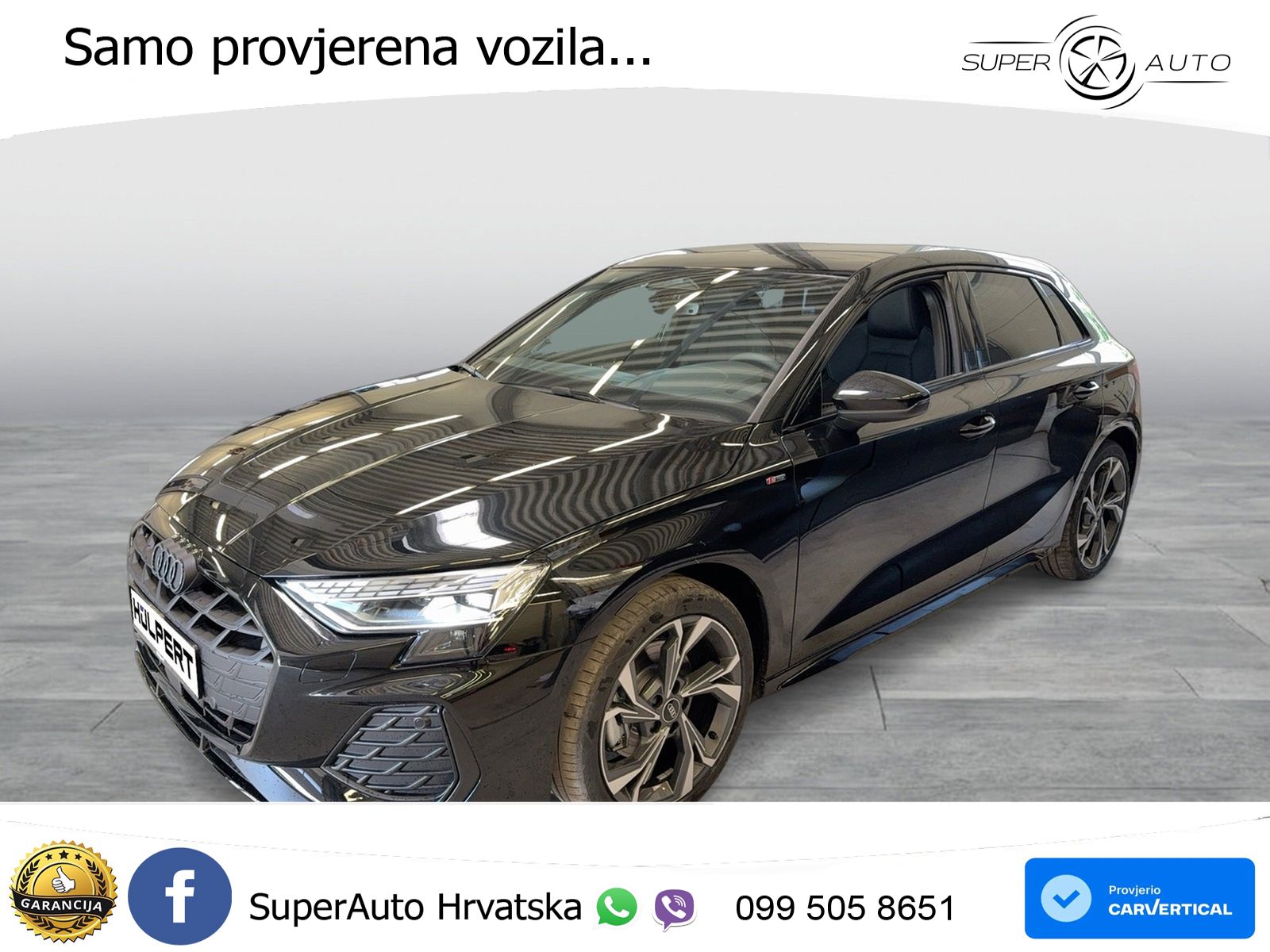 Audi A3 Sportback 40 TFSI (204 KS) quattro S tronic S line LED+GR SJED+ACC