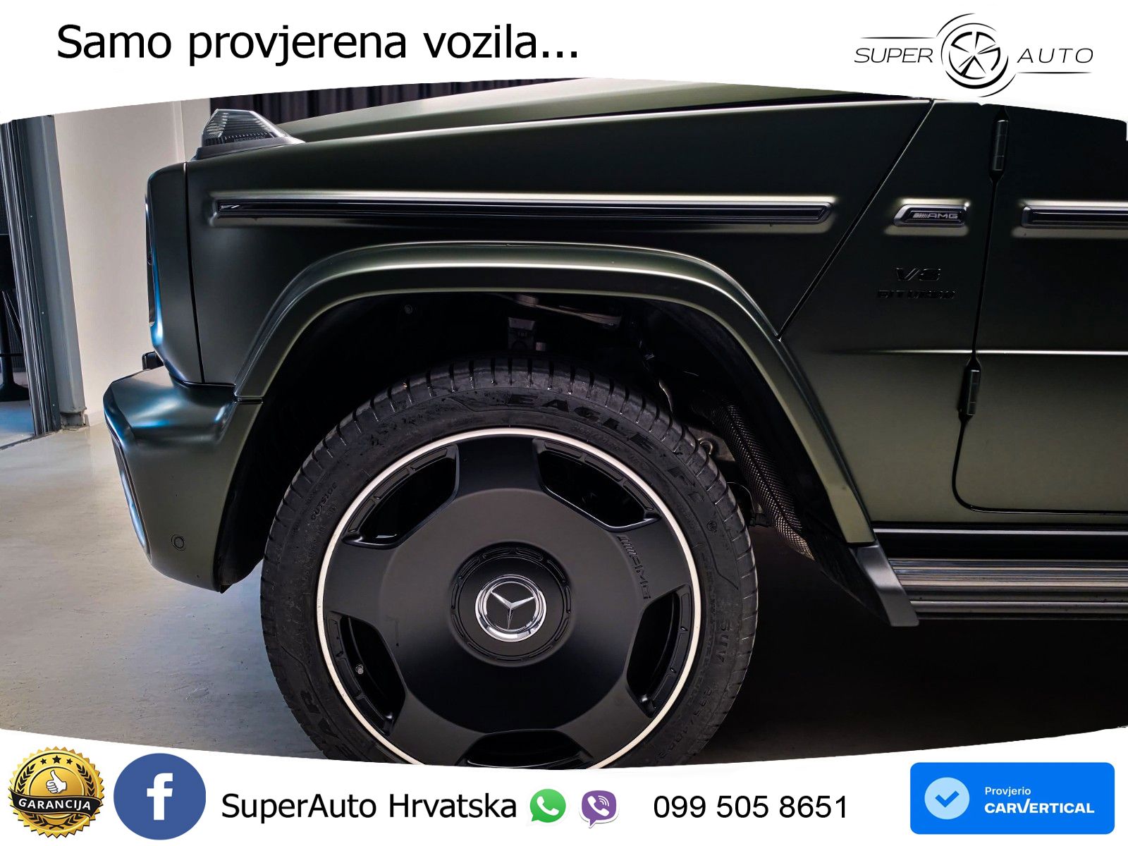 Mercedes AMG G 63 Long V8 (585 KS) 4MATIC 9G-TRONIC AMG SPEEDSHIFT TCT Manufaktur LED+GR SJED+ACC