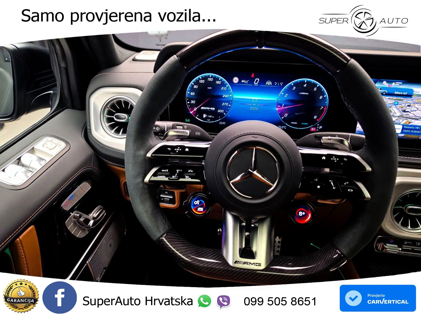 Mercedes AMG G 63 Long V8 (585 KS) 4MATIC 9G-TRONIC AMG SPEEDSHIFT TCT Manufaktur LED+GR SJED+ACC