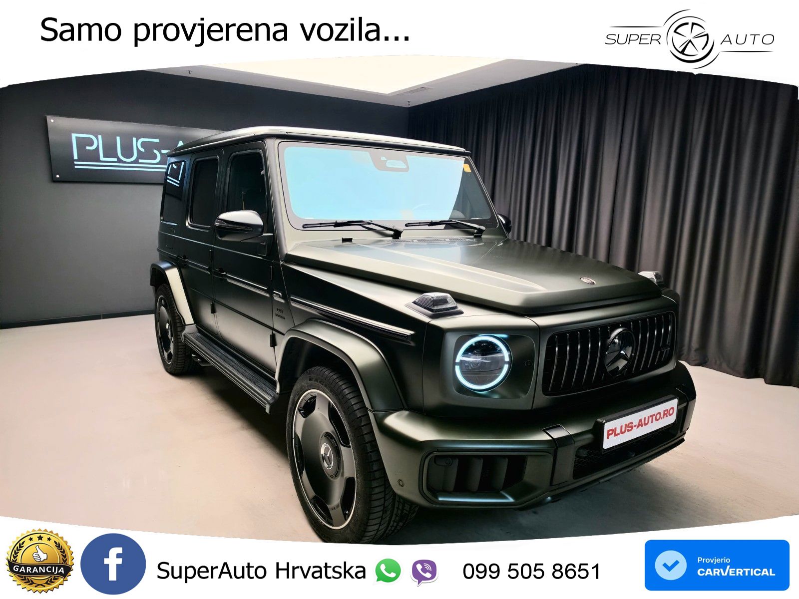 Mercedes AMG G 63 Long V8 (585 KS) 4MATIC 9G-TRONIC AMG SPEEDSHIFT TCT Manufaktur LED+GR SJED+ACC