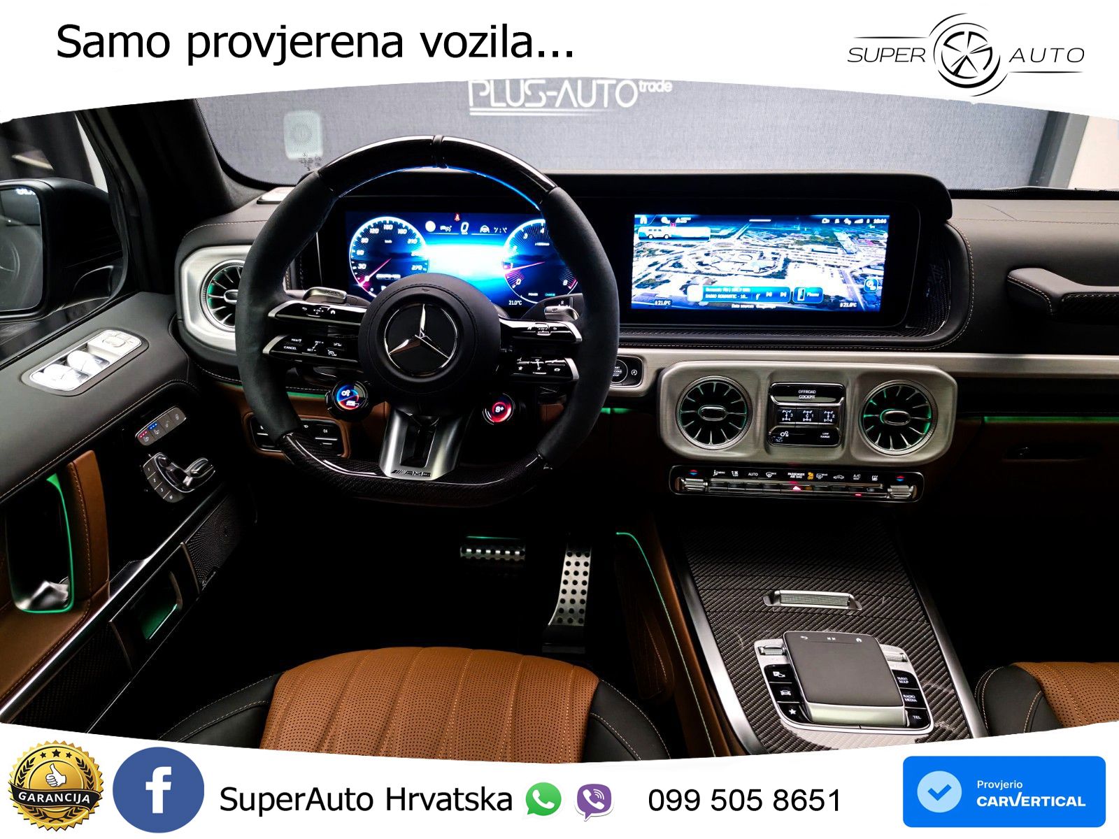 Mercedes AMG G 63 Long V8 (585 KS) 4MATIC 9G-TRONIC AMG SPEEDSHIFT TCT Manufaktur LED+GR SJED+ACC