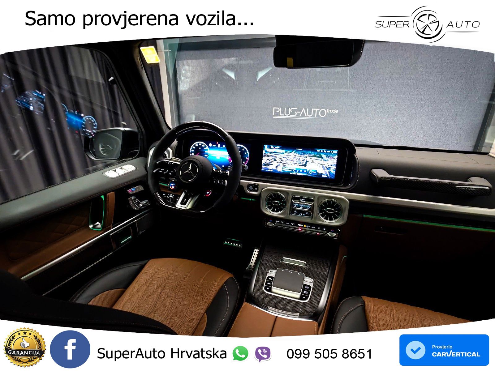 Mercedes AMG G 63 Long V8 (585 KS) 4MATIC 9G-TRONIC AMG SPEEDSHIFT TCT Manufaktur LED+GR SJED+ACC