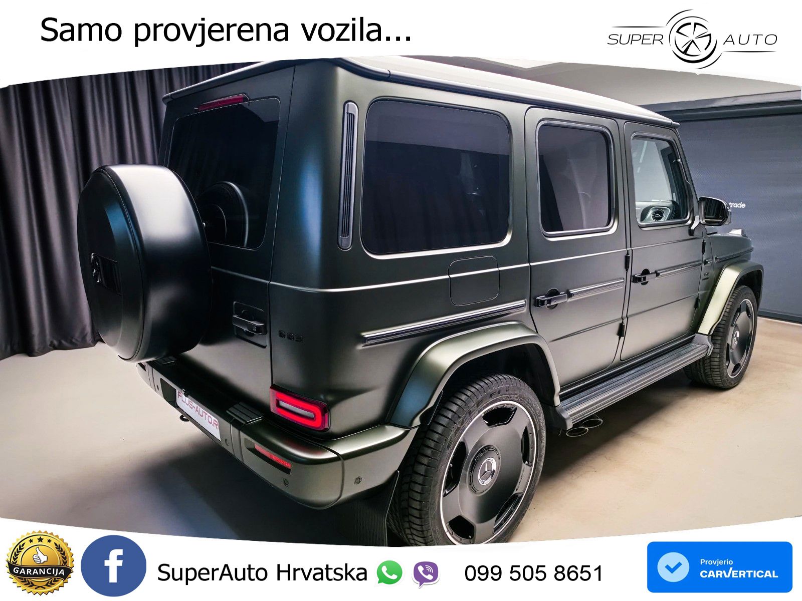Mercedes AMG G 63 Long V8 (585 KS) 4MATIC 9G-TRONIC AMG SPEEDSHIFT TCT Manufaktur LED+GR SJED+ACC