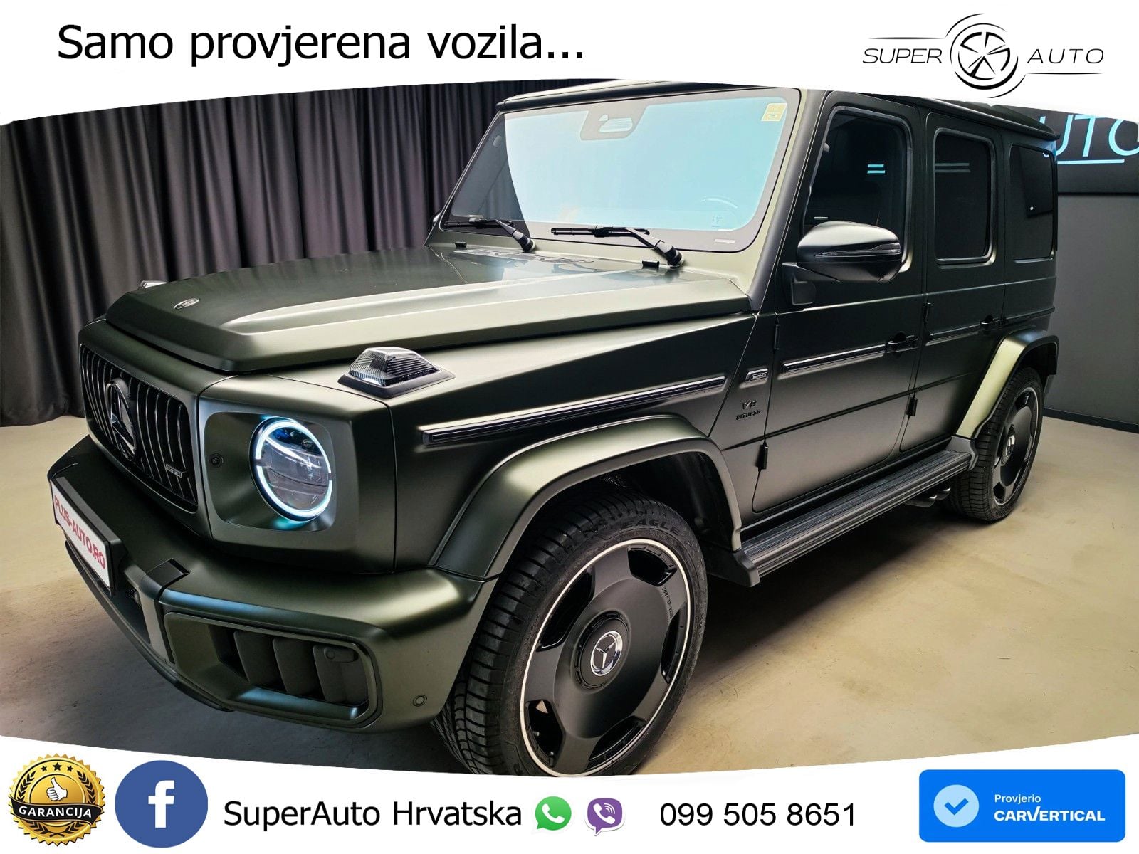 Mercedes AMG G 63 Long V8 (585 KS) 4MATIC 9G-TRONIC AMG SPEEDSHIFT TCT Manufaktur LED+GR SJED+ACC