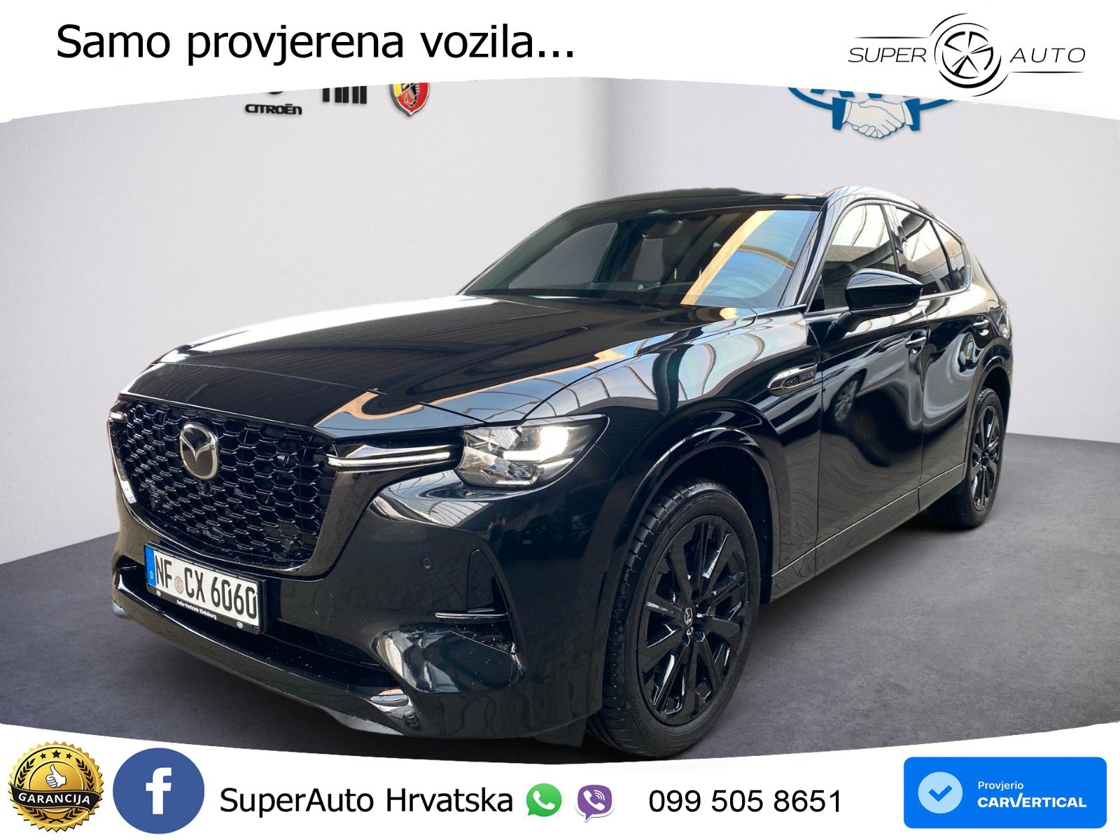 Mazda CX-60 3.3 e-Skyactiv D (254 KS) AWD Automatic LED+GR SJED+ACC