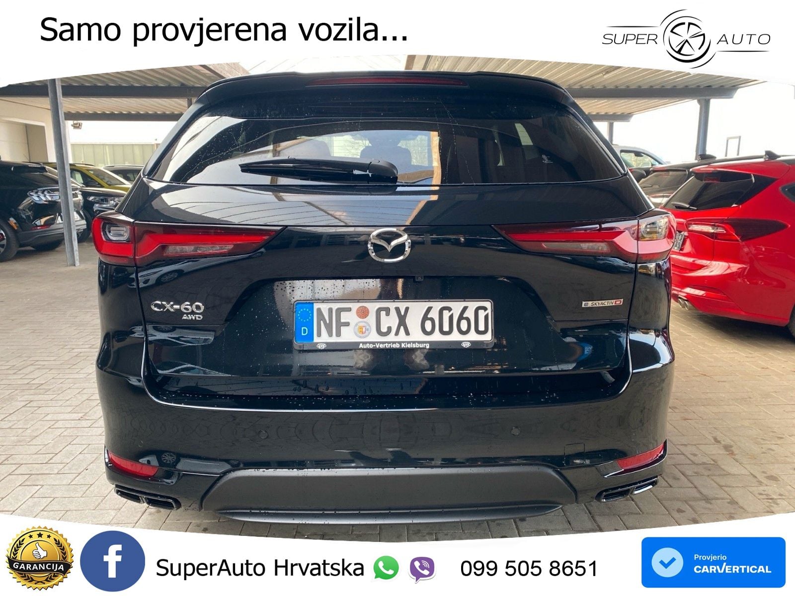 Mazda CX-60 3.3 e-Skyactiv D (254 KS) AWD Automatic LED+GR SJED+ACC